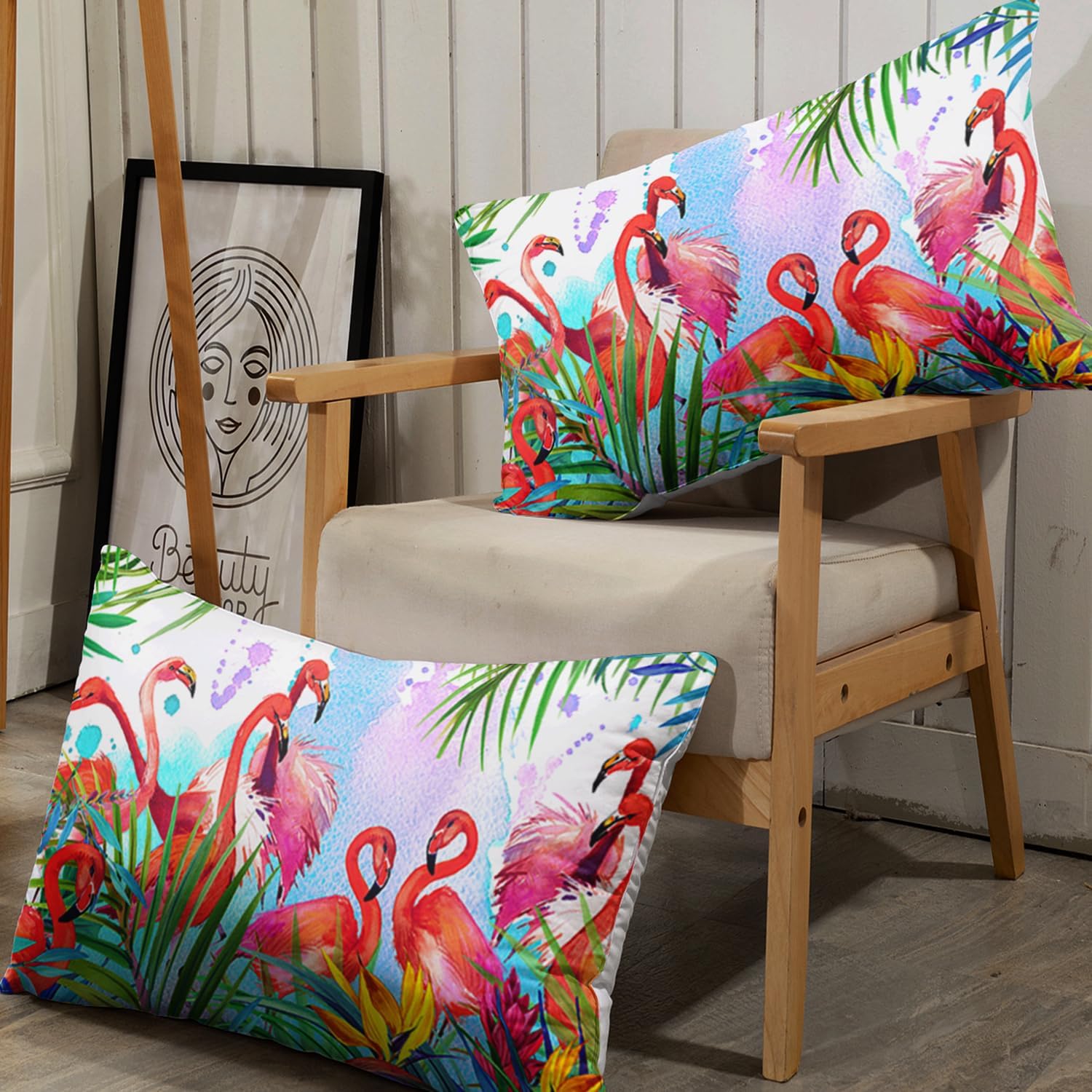 AILONEN Flamingo Fitted Sheet Set Twin XL