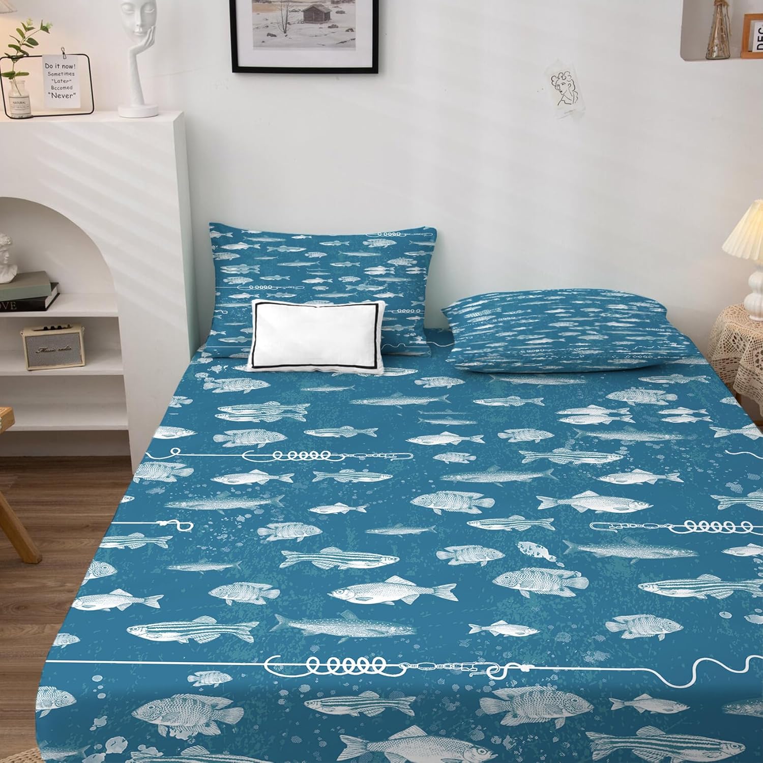 Fish Sheets Twin XL Sheet Set - Kids Bedding with Fun Design