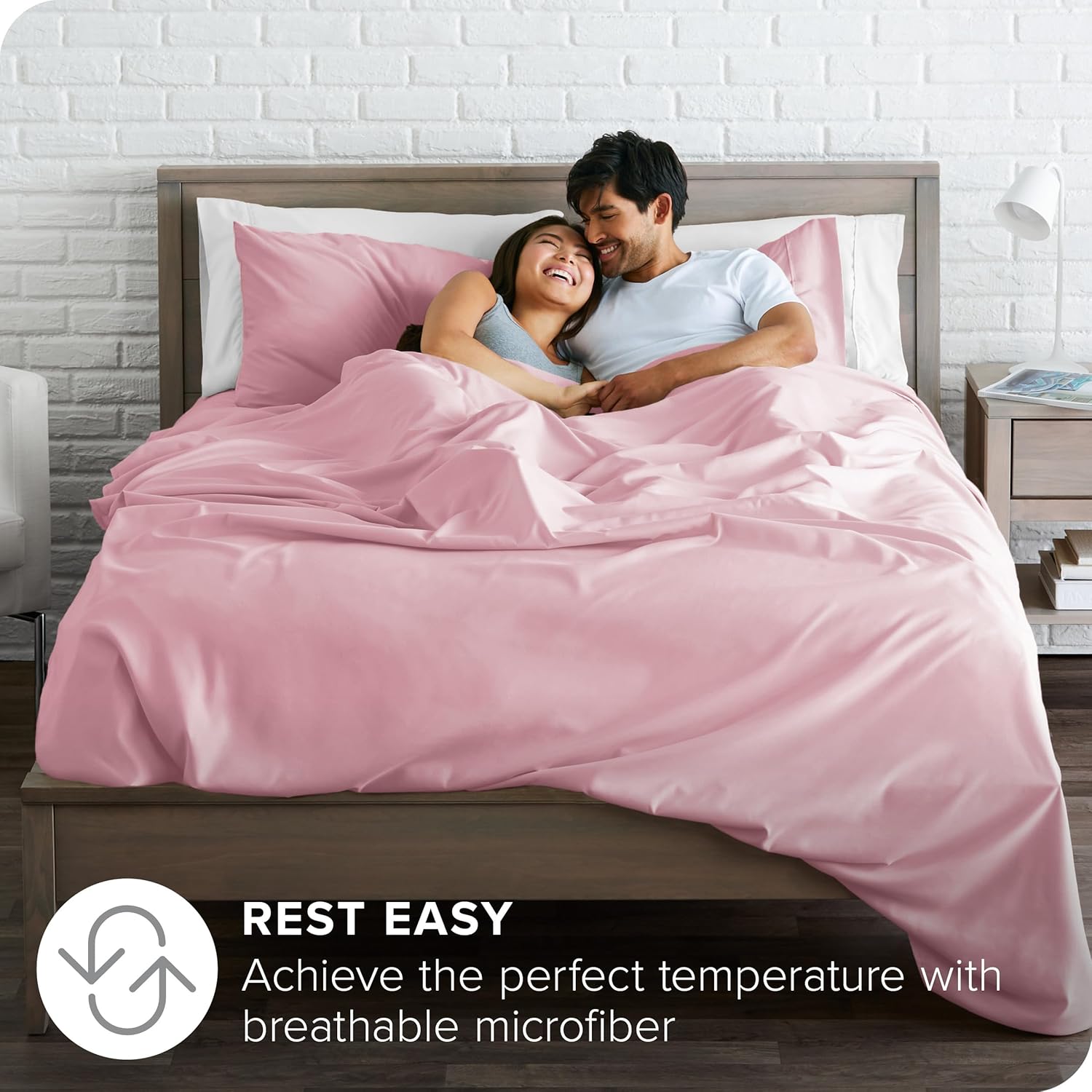Ivy Union Queen Size Sheet Set - Light Pink