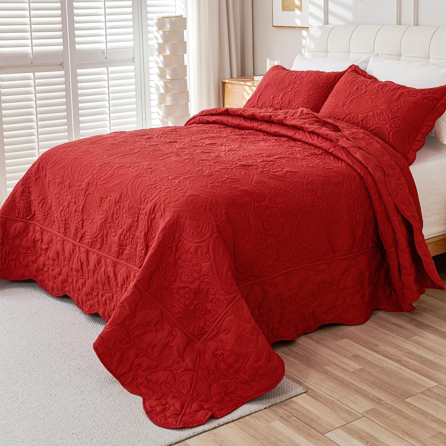 EVENHUG Lightweight Reversible Quilt Set 3 Piece 1