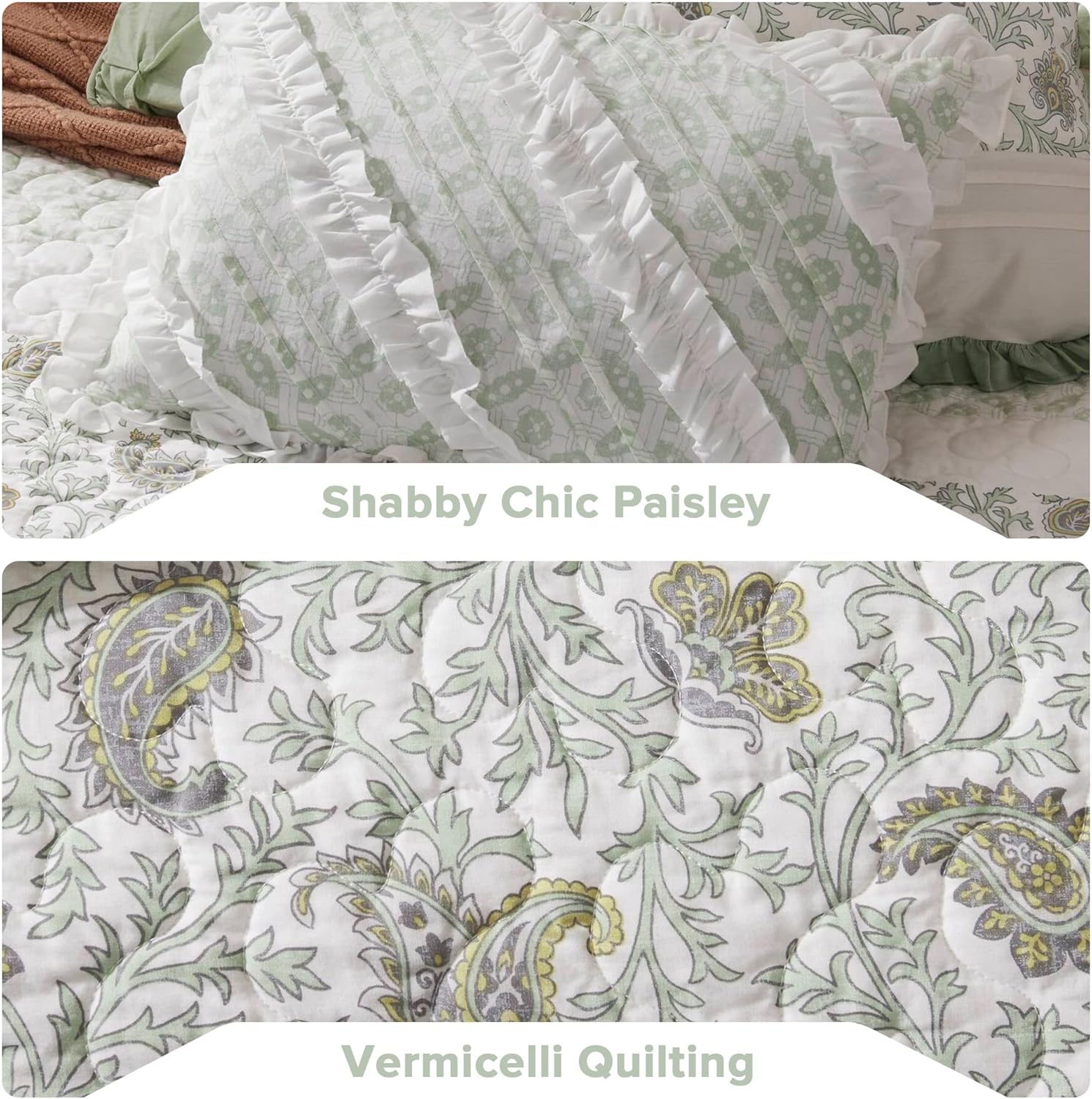 Madison Park Dawn 6 Piece Queen Cotton Coverlet Set