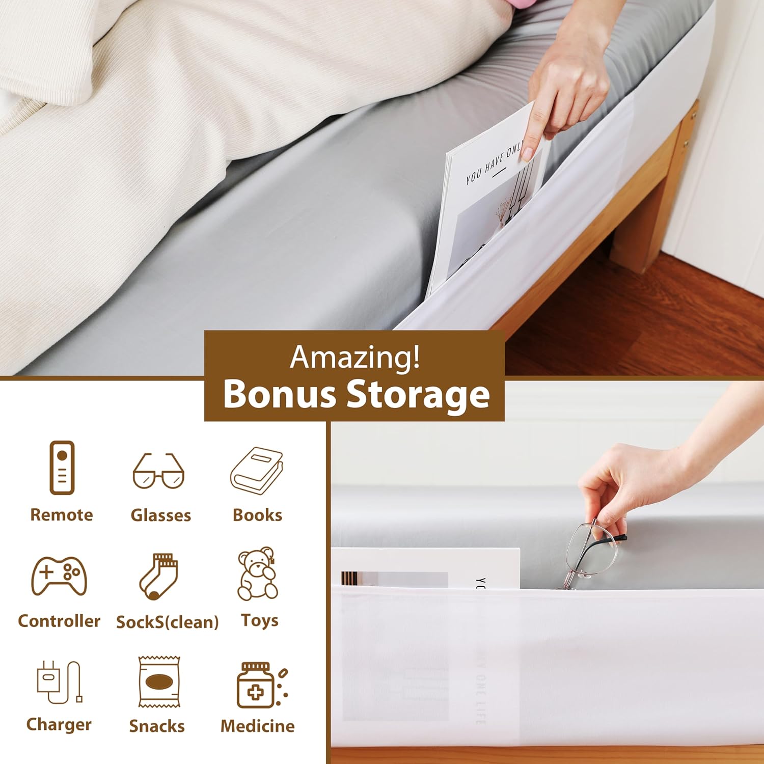 WOXXIY Bed Sheet Holder for King Mattress