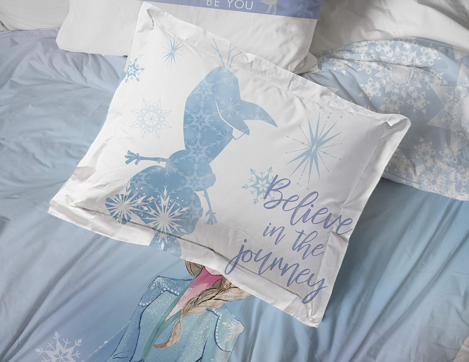 Disney Frozen 2 Elsa 7-Piece Bed Set - Reversible Comforter Sheets