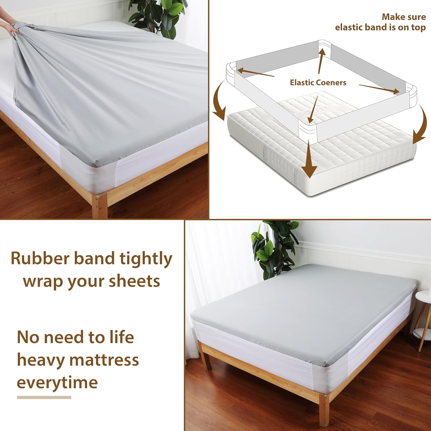 WOXXIY Bed Sheet Holder for King Mattress