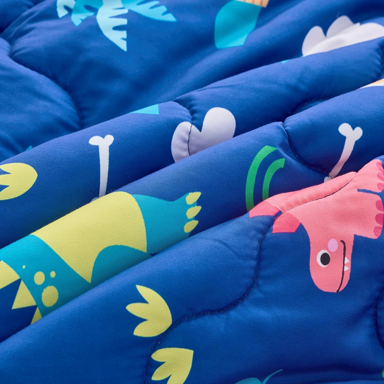 Wajade 7 Piece Dinosaur Comforter Set for Kids