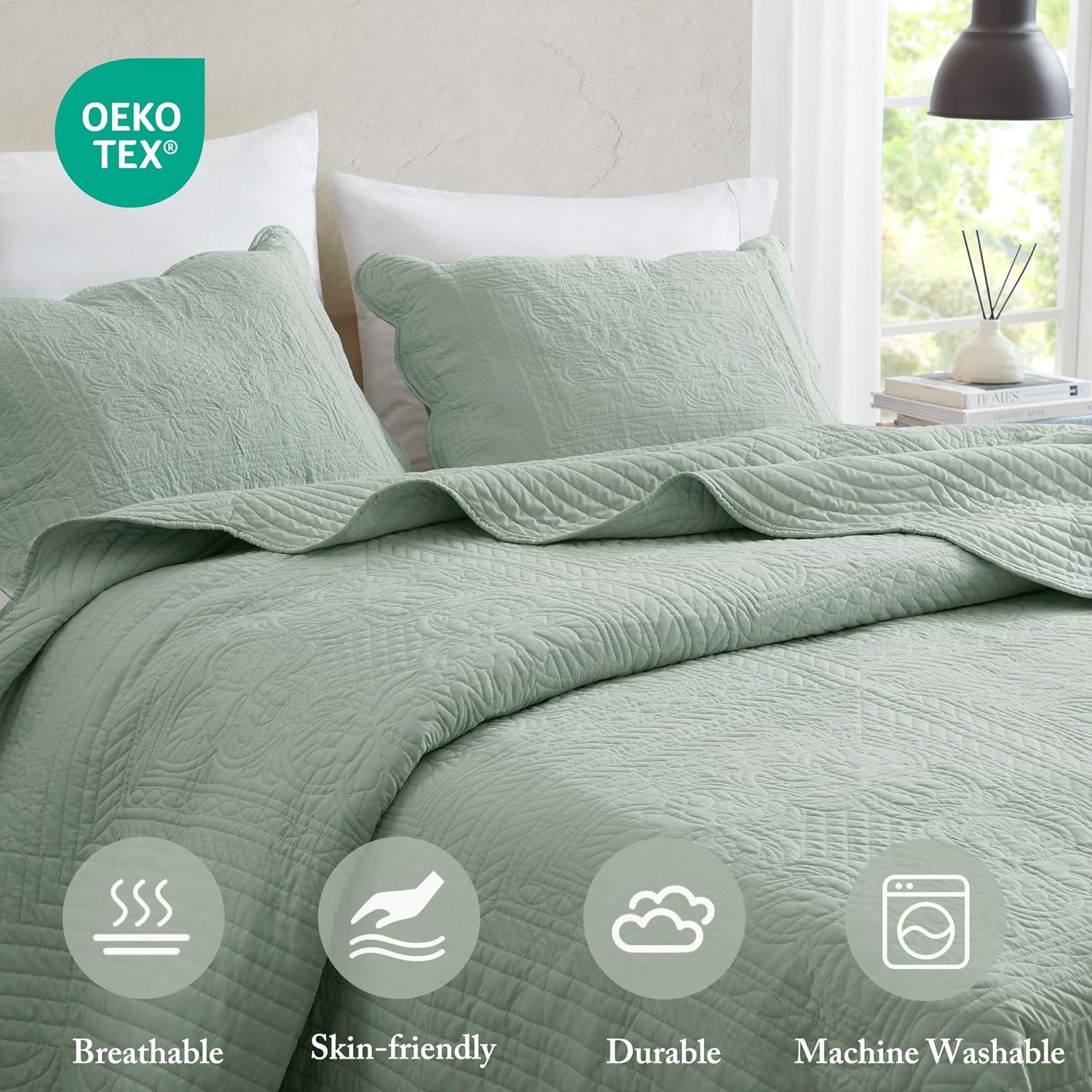 Madison Park Tuscany Quilt Set - 3 Piece