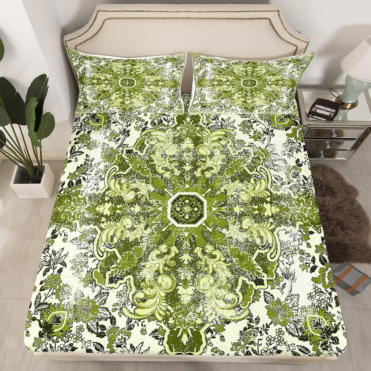 Erosebridal Floral Bedding Decor Set for Children