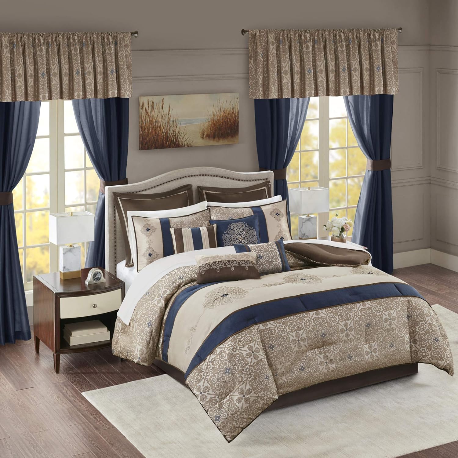 Madison Park Delaney 24-Piece Comforter Set 1