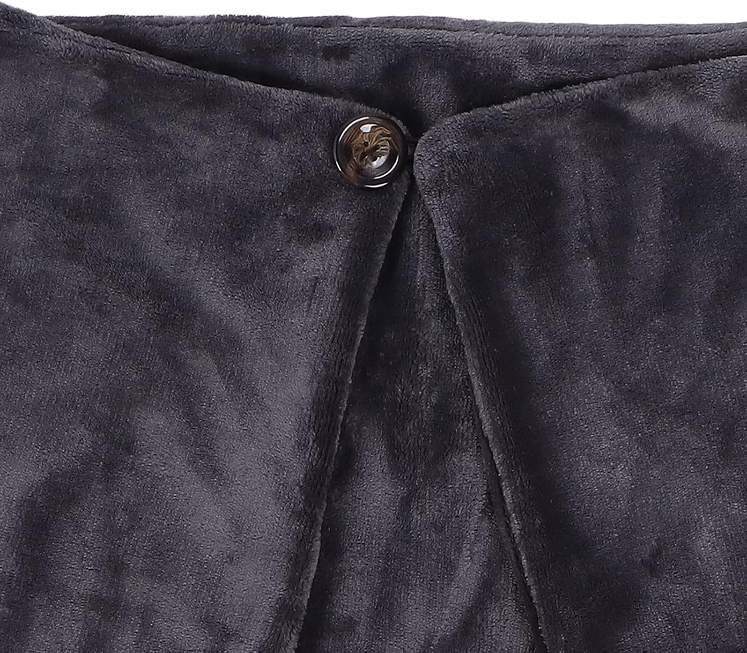 Warm Blankets Portable Heated Shawl with Button Design