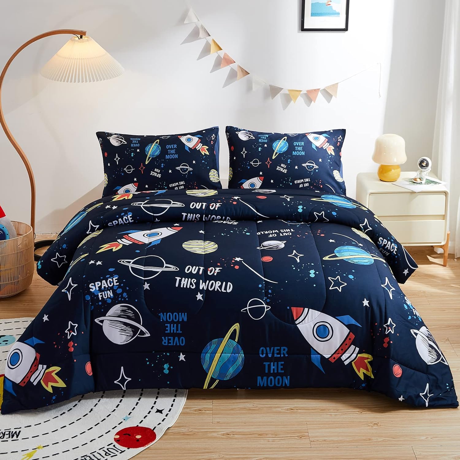beeweed 2 Piece Kid Comforter Set Twin Size