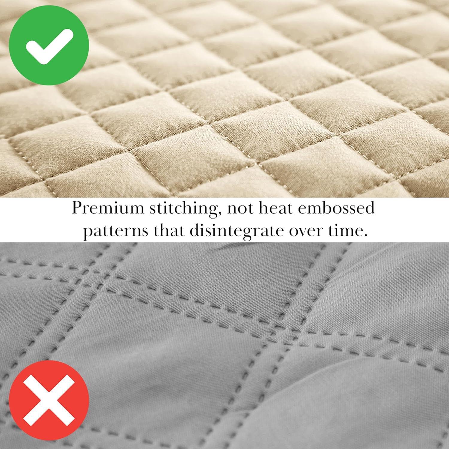 Southshore Fine Living Beige Quilt Set with Pillow Shams