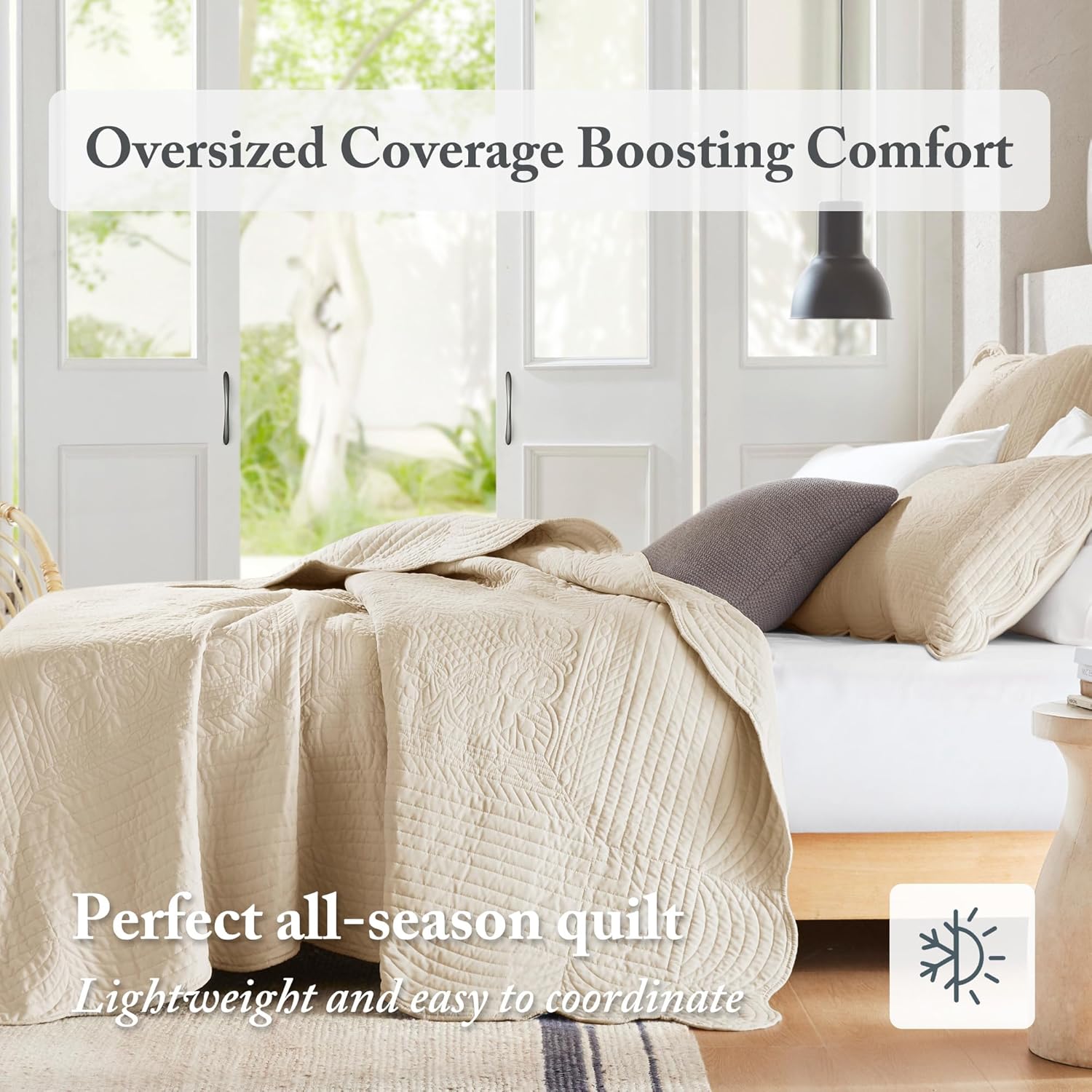 Madison Park Tuscany Quilt Set - 3 Piece KingCal King