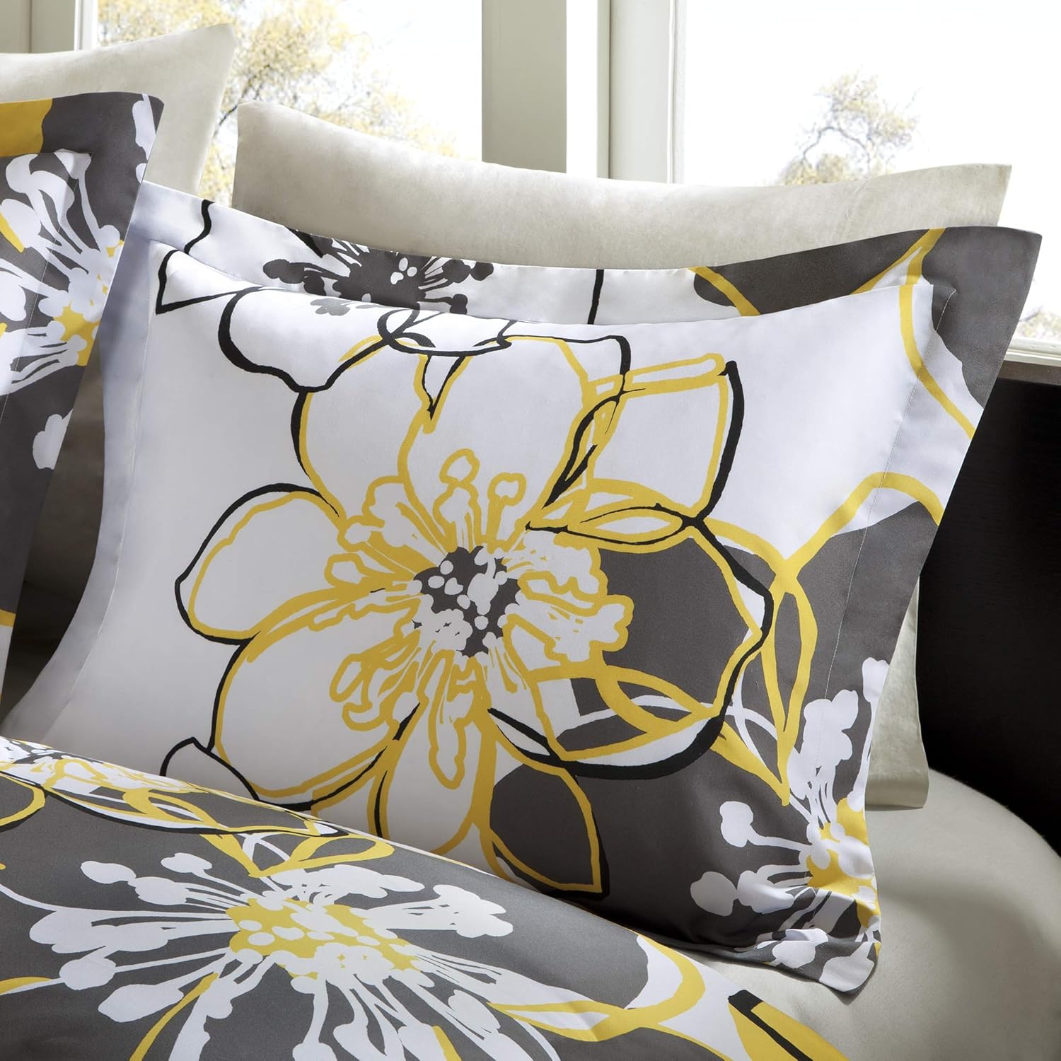 Mi Zone Allison Duvet Cover Set TwinTwin XL Yellow