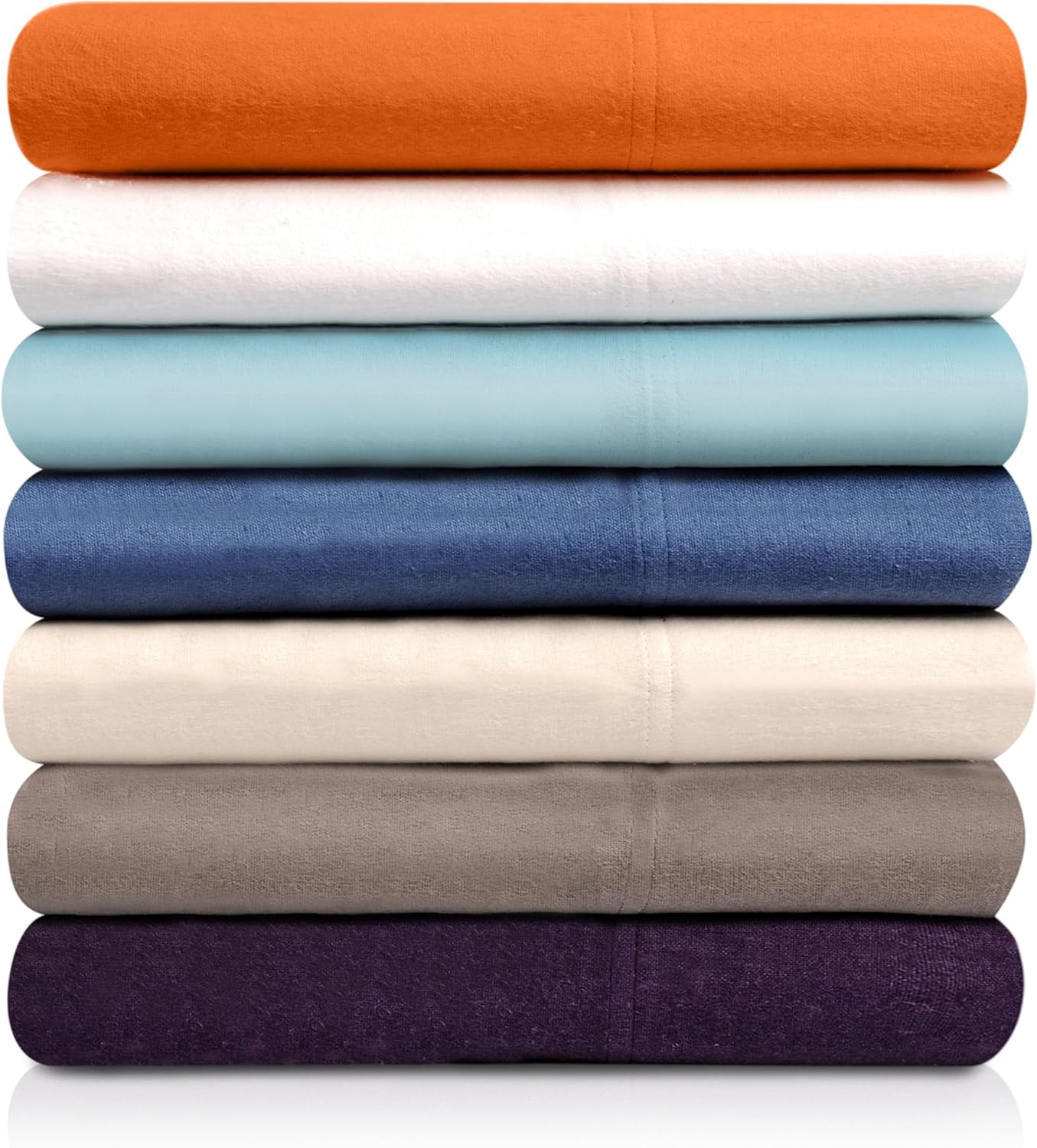 Superior Flannel Cotton Pillowcase Set - 2 Piece Standard Grey