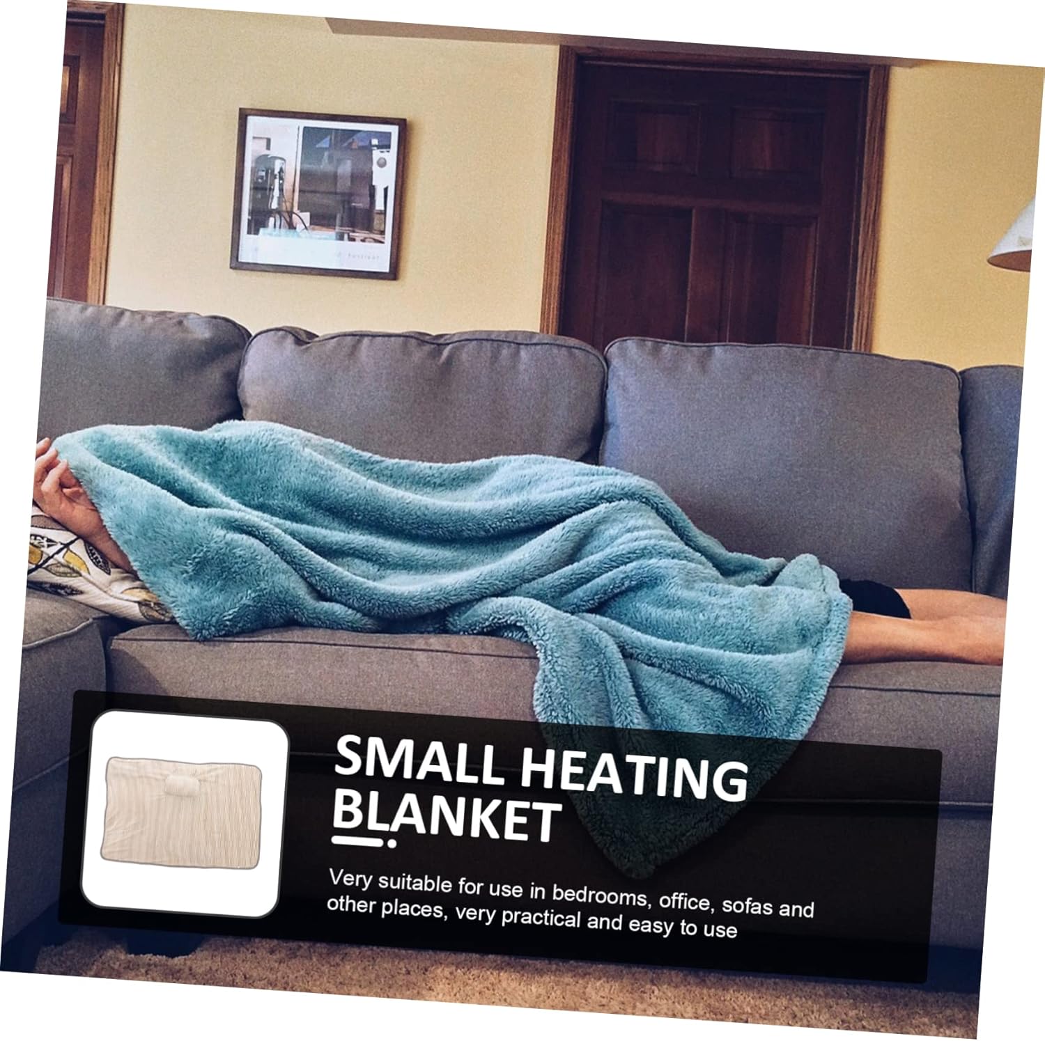 Levemolo Warm Cozy Electric Blanket for Home Office Travel