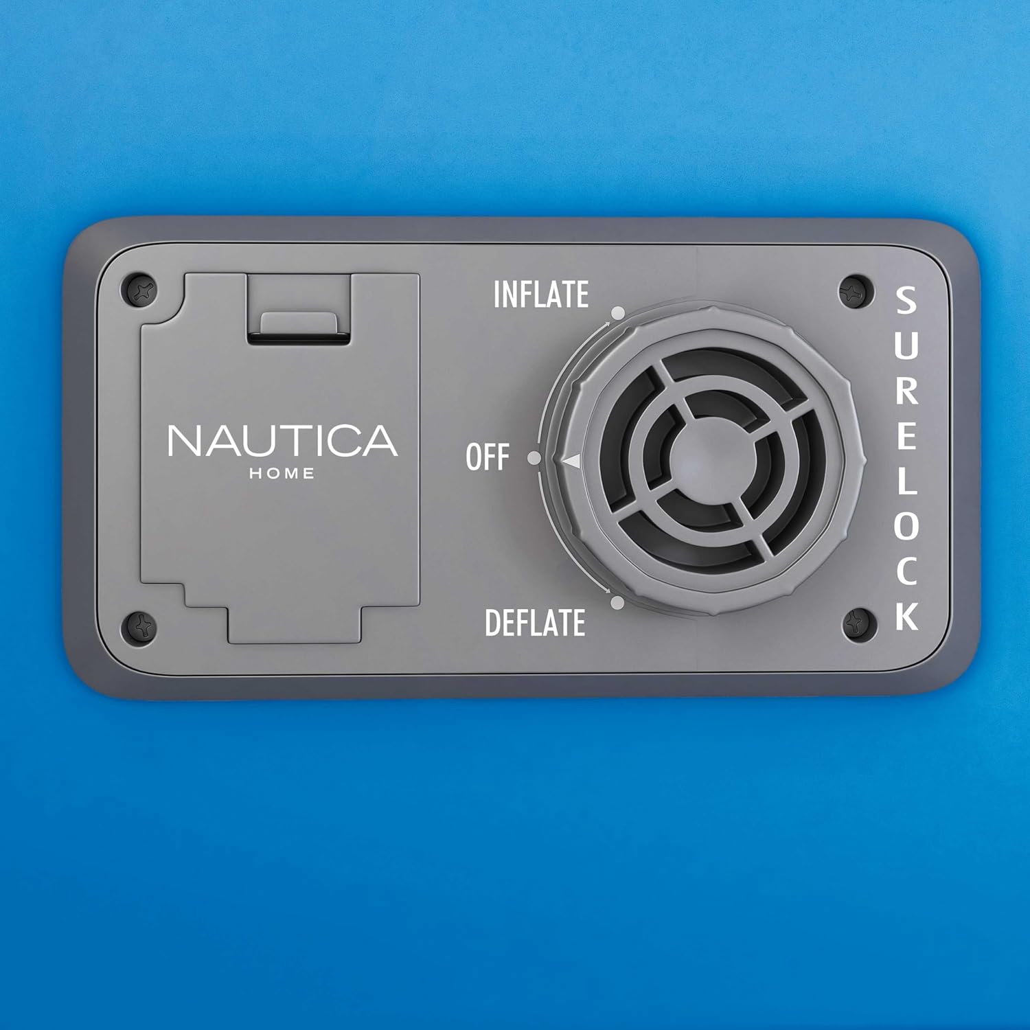 Nautica Home 16 Air Mattress with Pillow Top and Built-in Pump