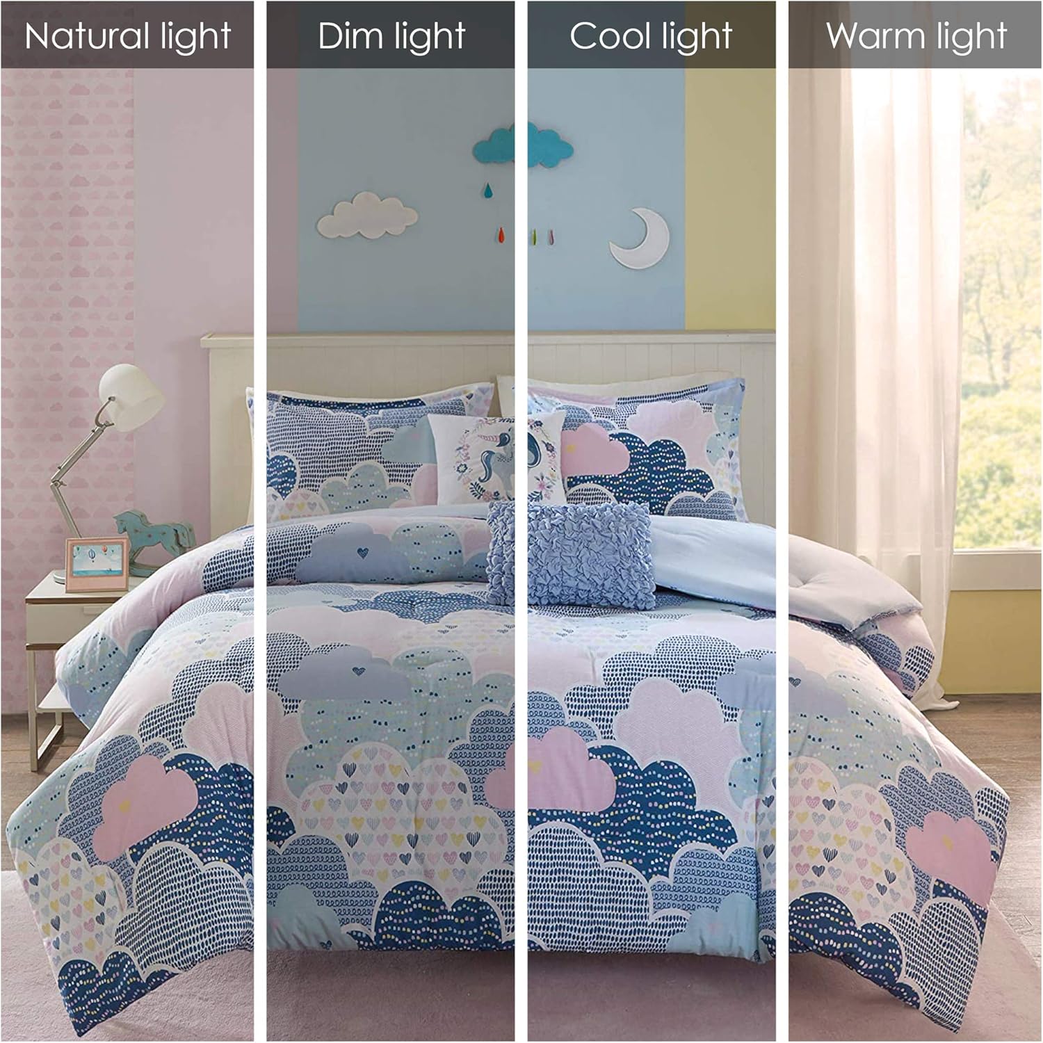 Urban Habitat Kids Cloud Blue Duvet Set 5 Piece