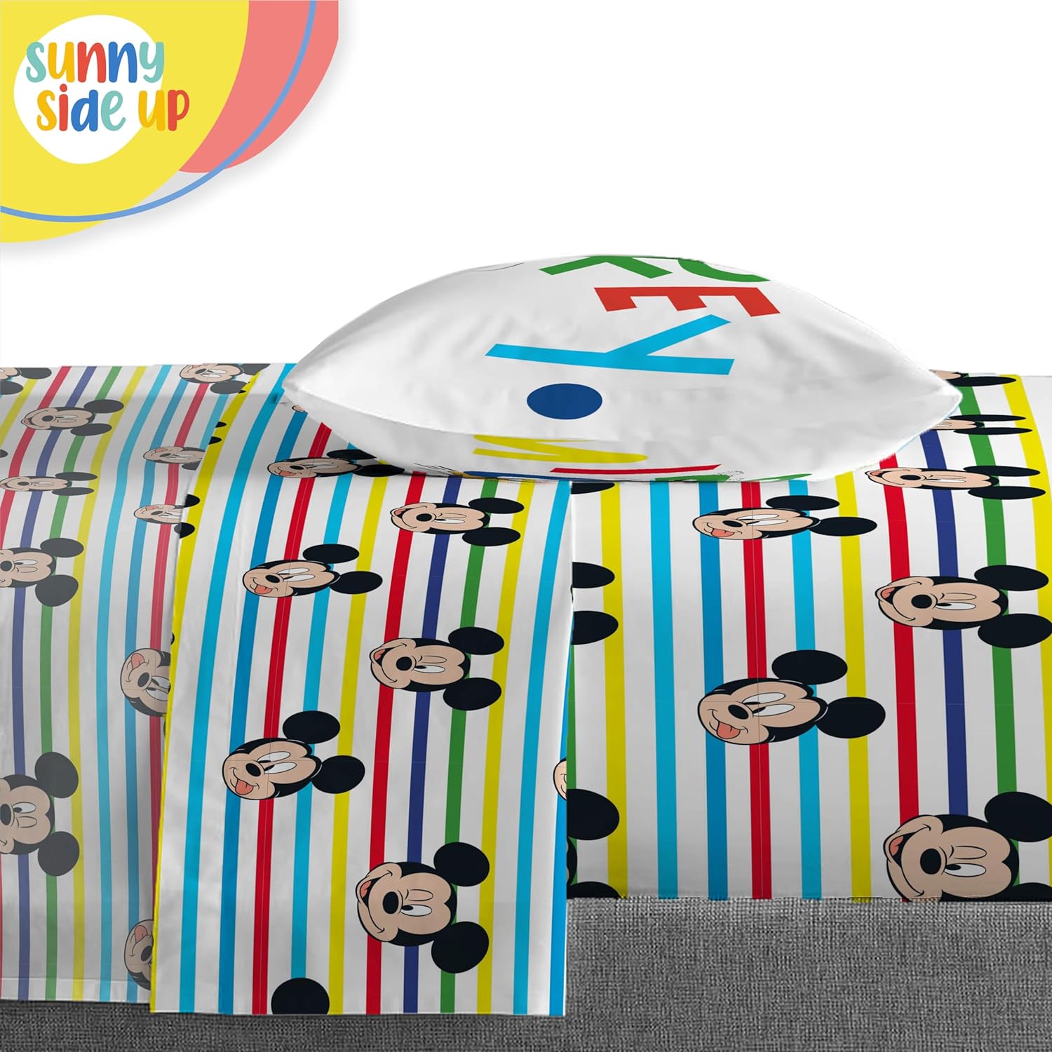 Sunny Side Up Disney Mickey Mouse Twin Comforter Set