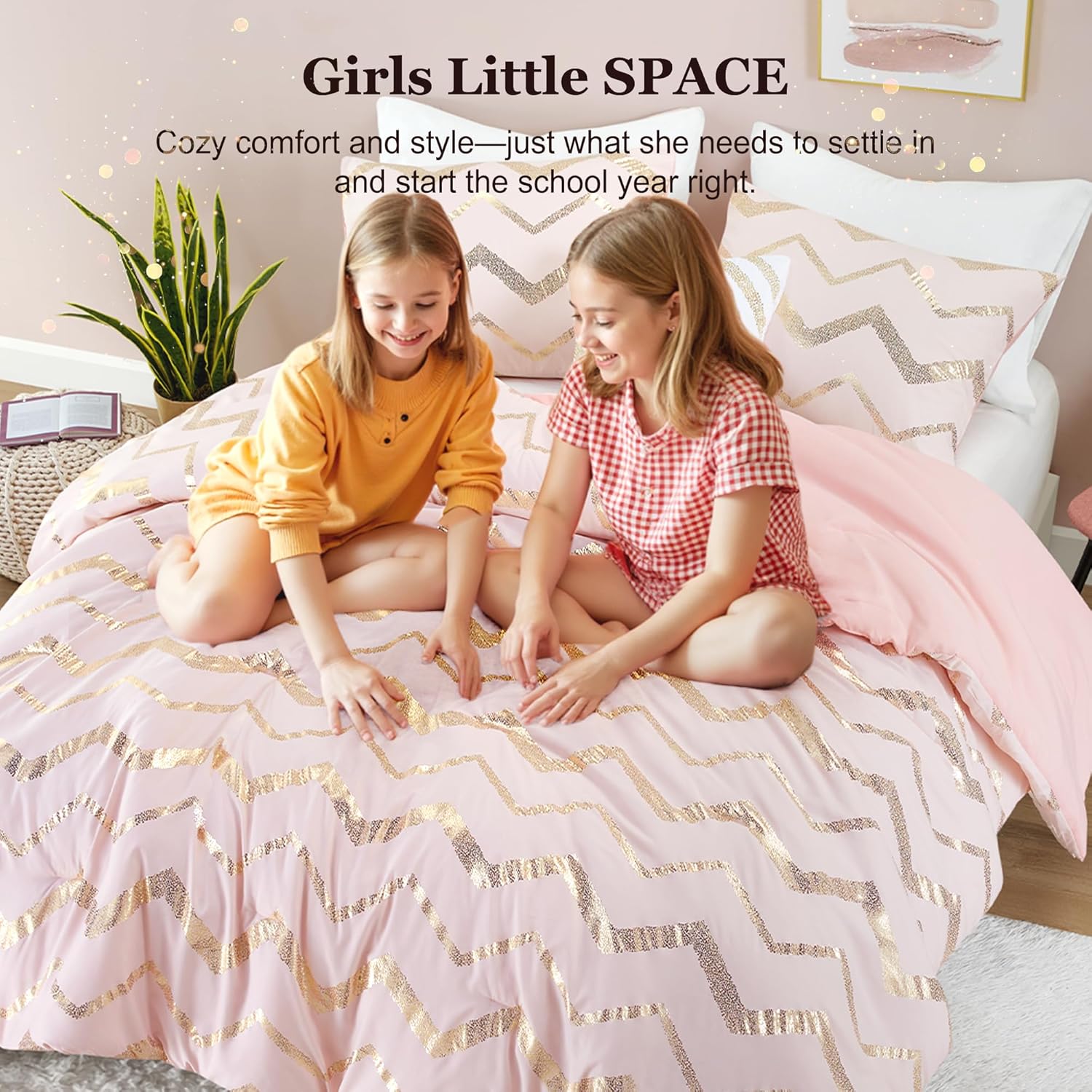 Codi Teen Girls Bedding Comforter Set Twin Size