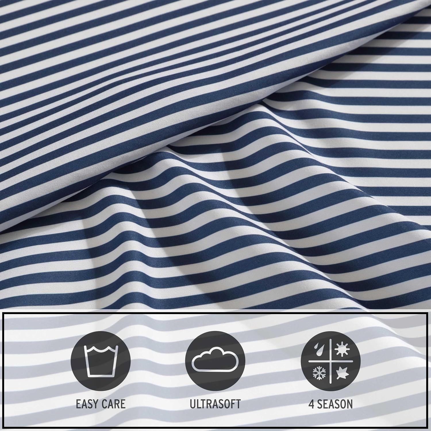 Eddie Bauer Kids Twin XL Sheets with Sham Stain-Resistant and Super Soft