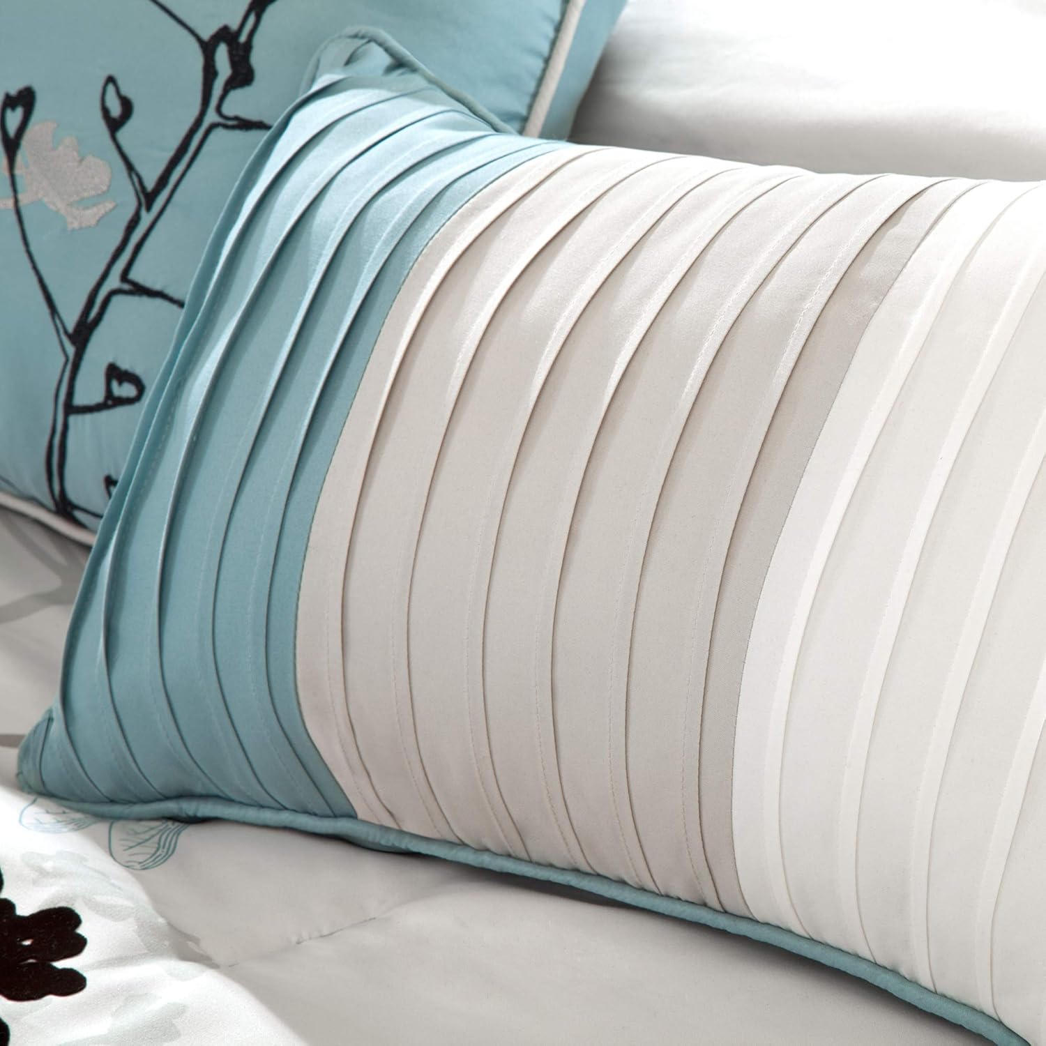 Madison Park Matilda Comforter Set King 104x92 7 Piece White