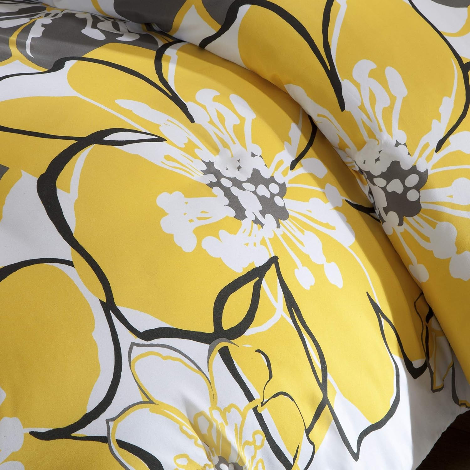 Mi Zone Allison Duvet Cover Set TwinTwin XL Yellow