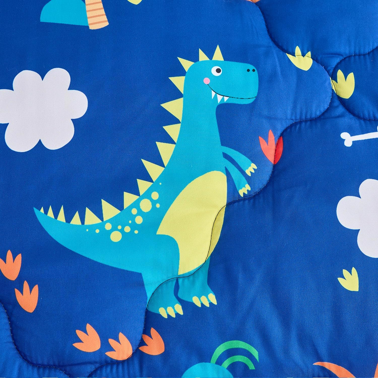 Wajade 7 Piece Dinosaur Comforter Set for Kids