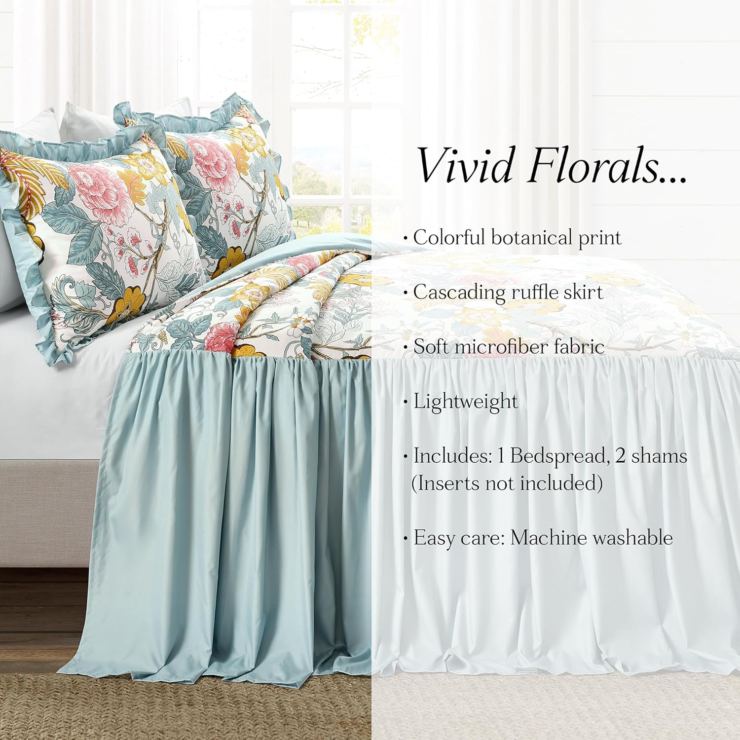 Lush Decor Sydney Bedspread Set Queen