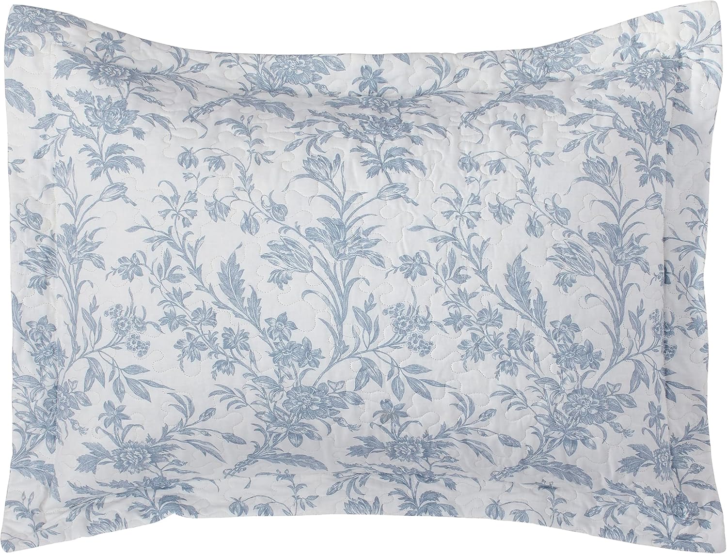 Laura Ashley Queen Quilt Set with Pillow Cover