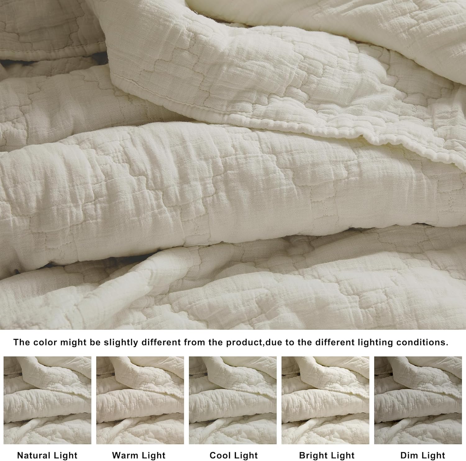 Palassio Beige Twin Quilt Set with 1 Sham 1