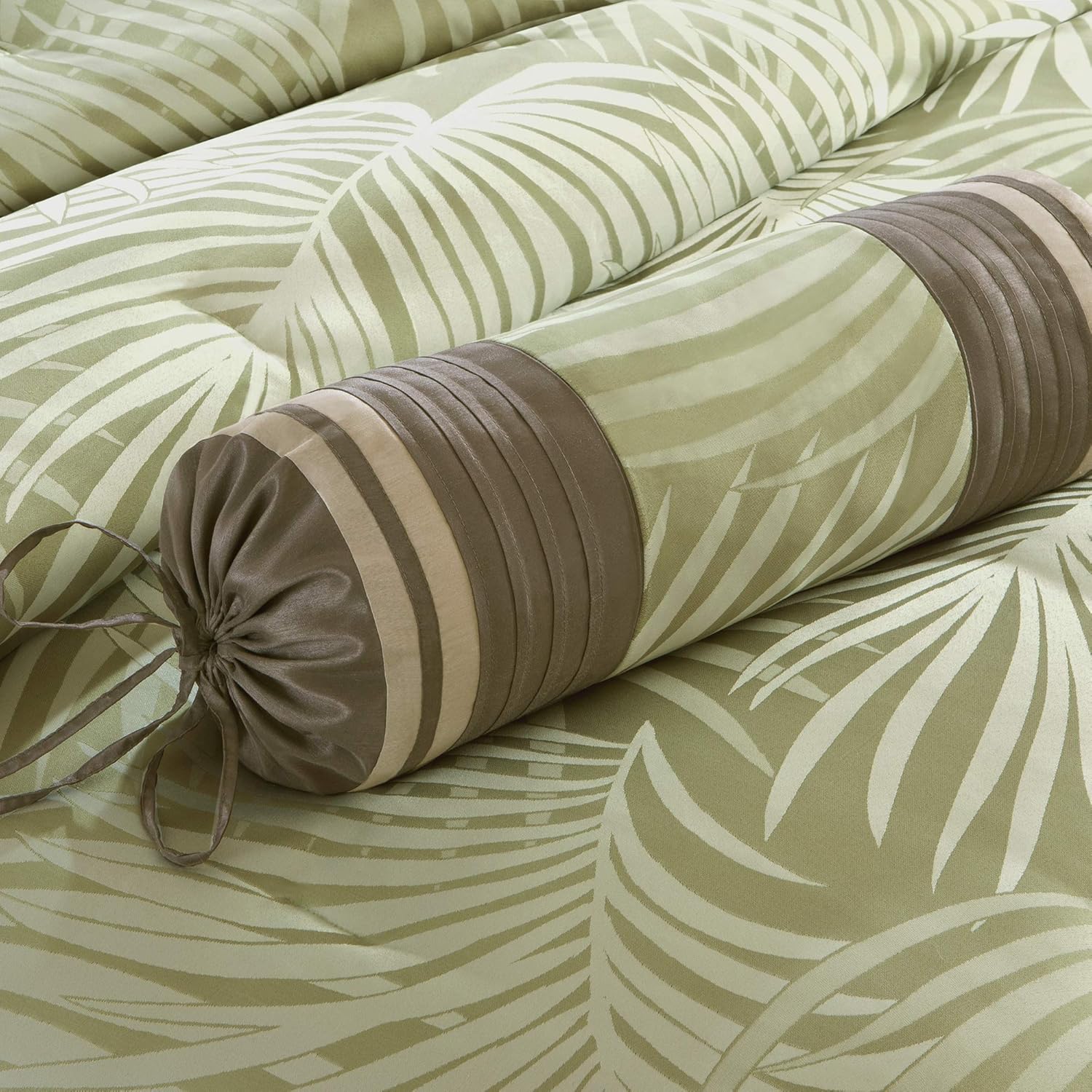 Madison Park Scenic Comforter Set - 7 Piece Olive Green Queen
