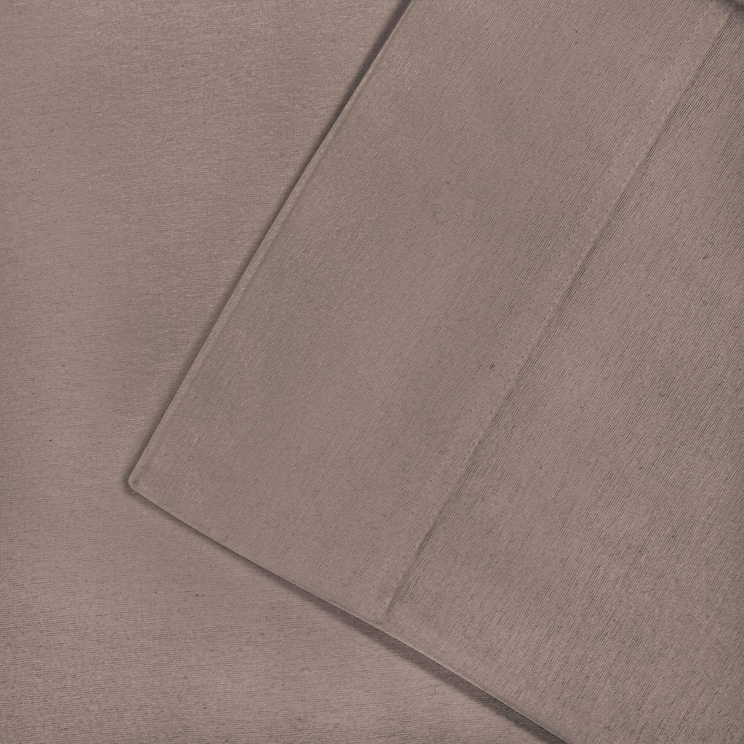 Superior Flannel Cotton Pillowcase Set - 2 Piece Standard Grey