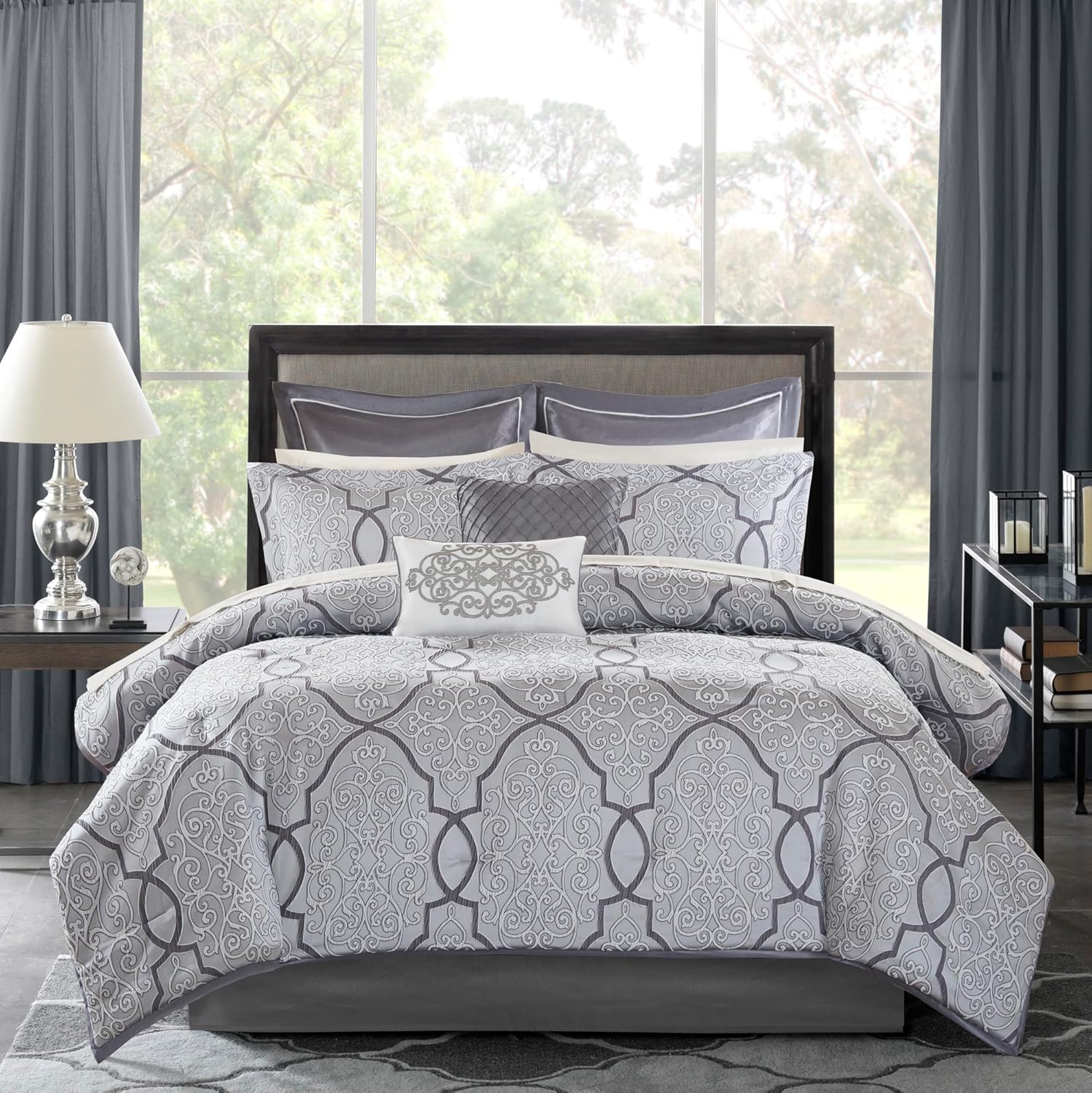 Madison Park Lavine Cozy Bed in a Bag Set King 12 Piece