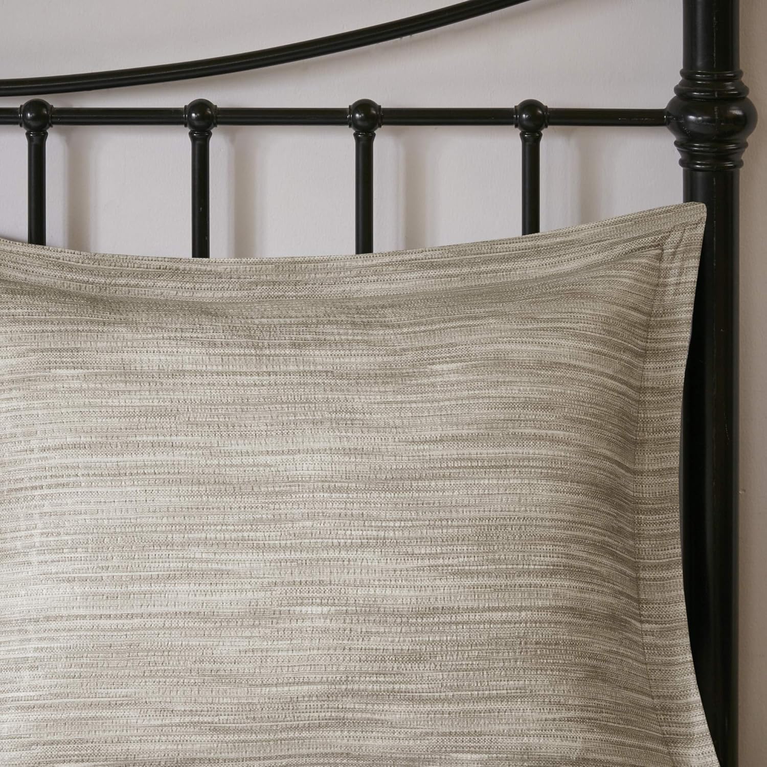 Madison Park Walter Seersucker Comforter Set Queen Size Taupe