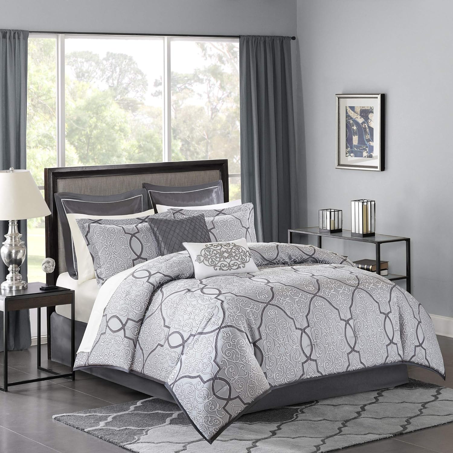 Madison Park Lavine Cozy Bed in a Bag Set King 12 Piece