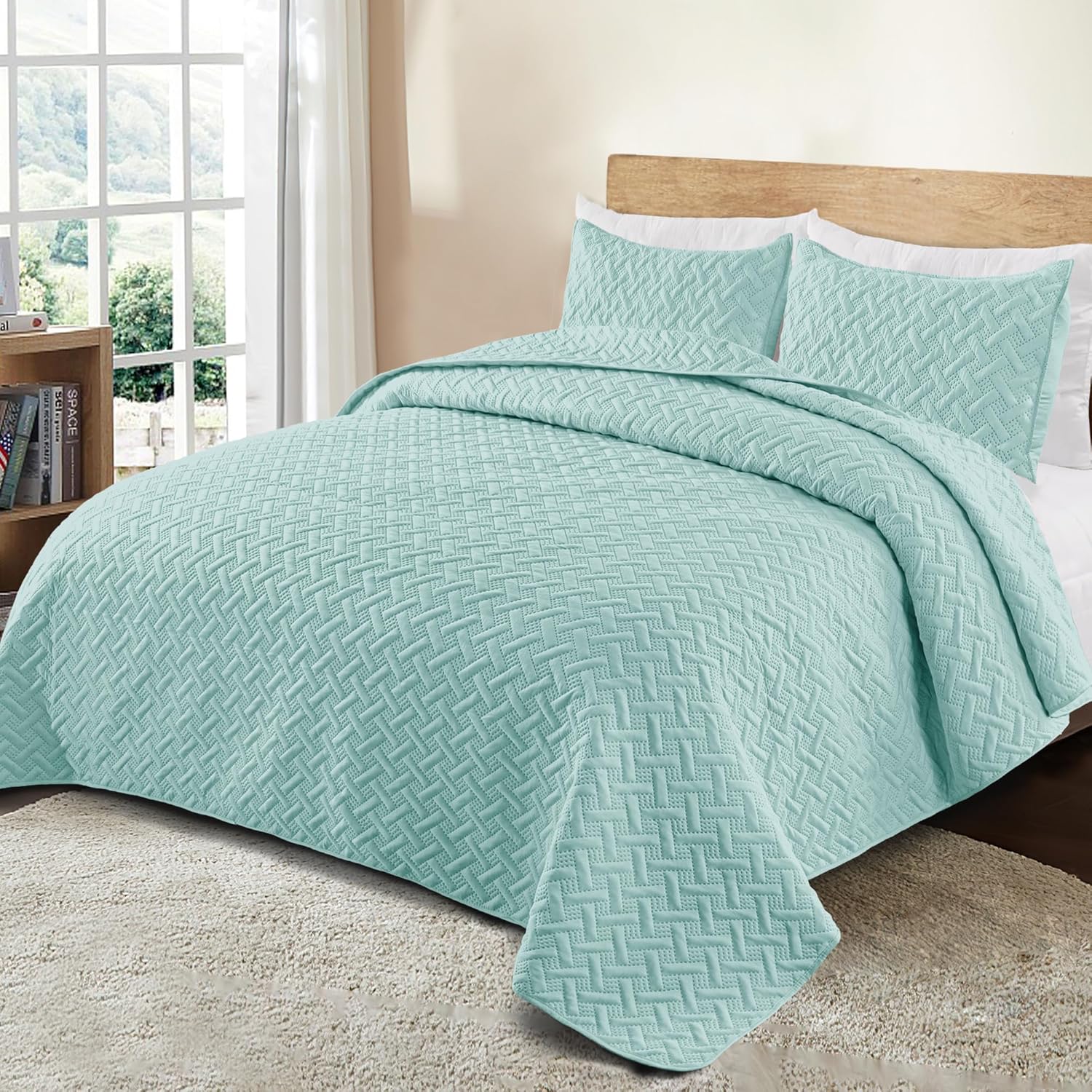 Exclusivo Mezcla Soft Quilt Set Queen Size 3 Pieces