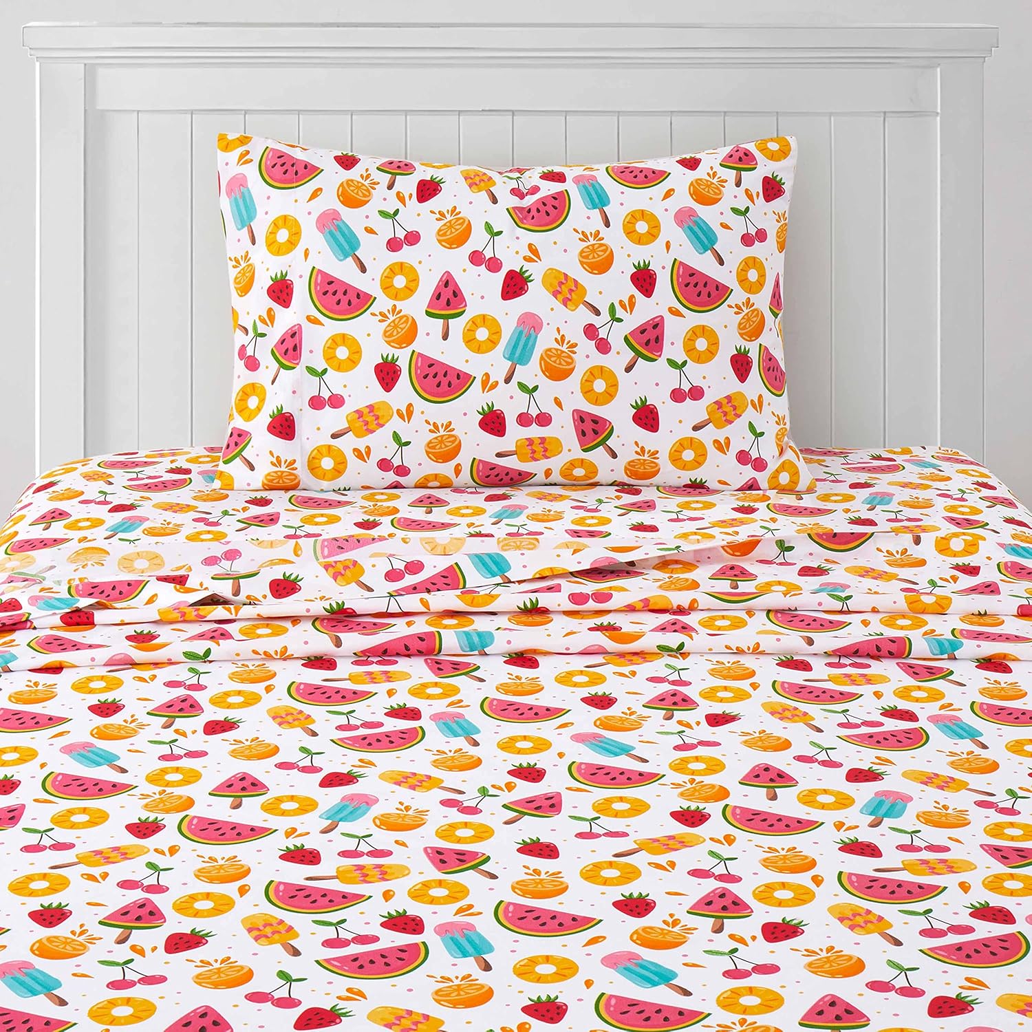 Sweet Home 1500 Supreme Kids Sheet Set - Twin XL Fruity Fun