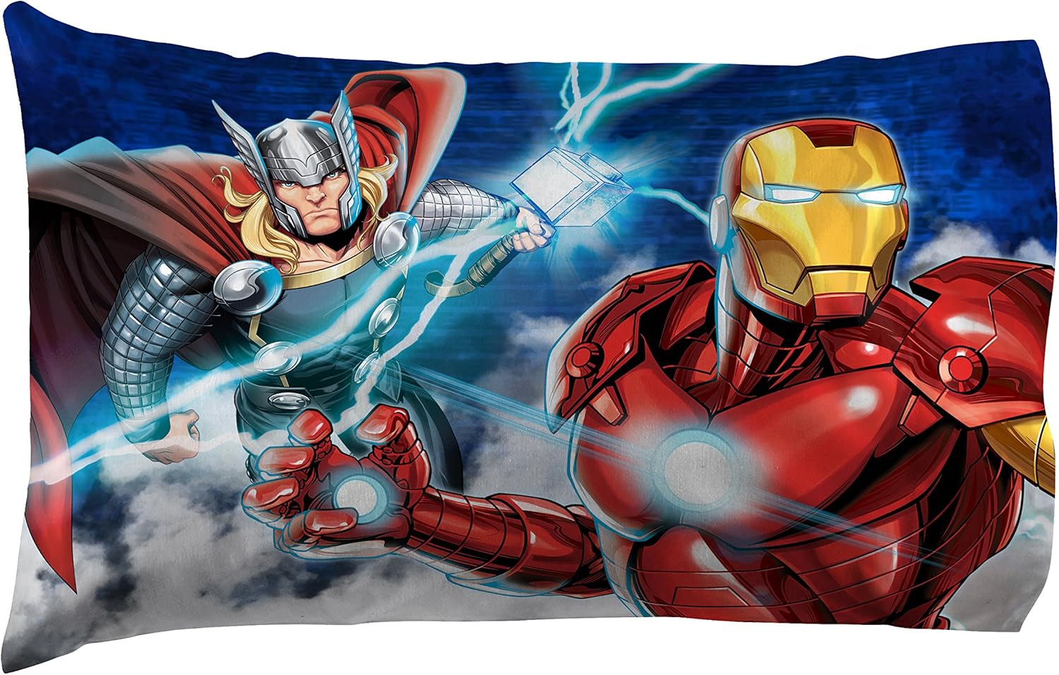Jay Franco Marvel Avengers Blue Circle Comforter Set Twin