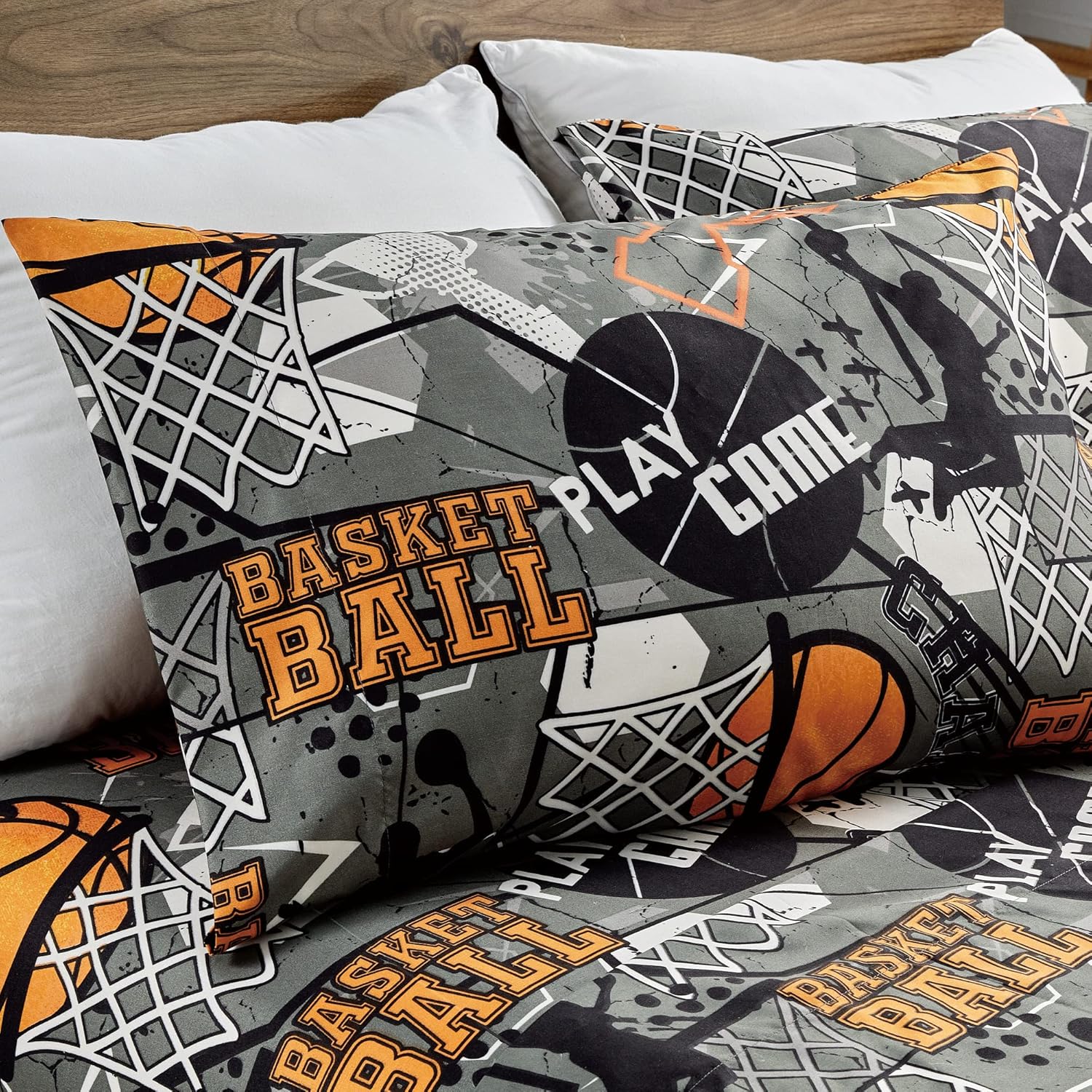 Chezmoi Collection Basketball Sheet Set for Kids