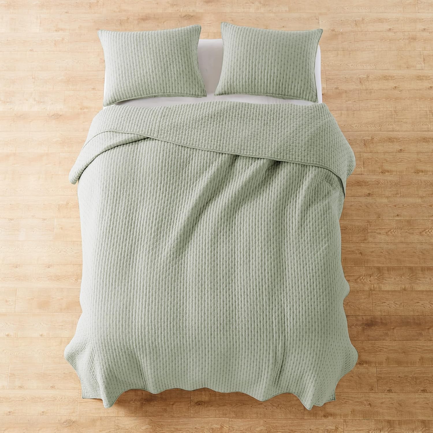 Levtex Home Cross Stitch Quilt Set - KingCal King 1
