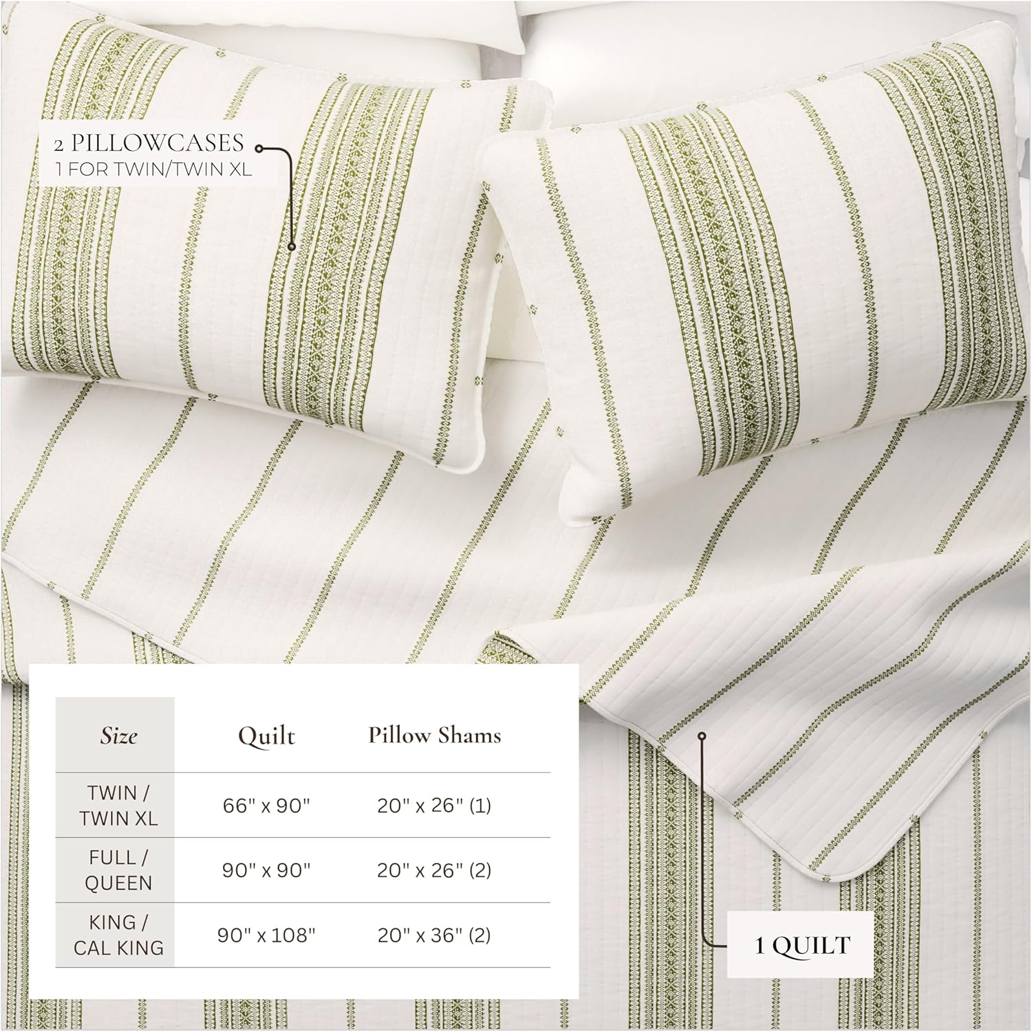 Great Bay Home King Reversible Quilt Bedding Set
