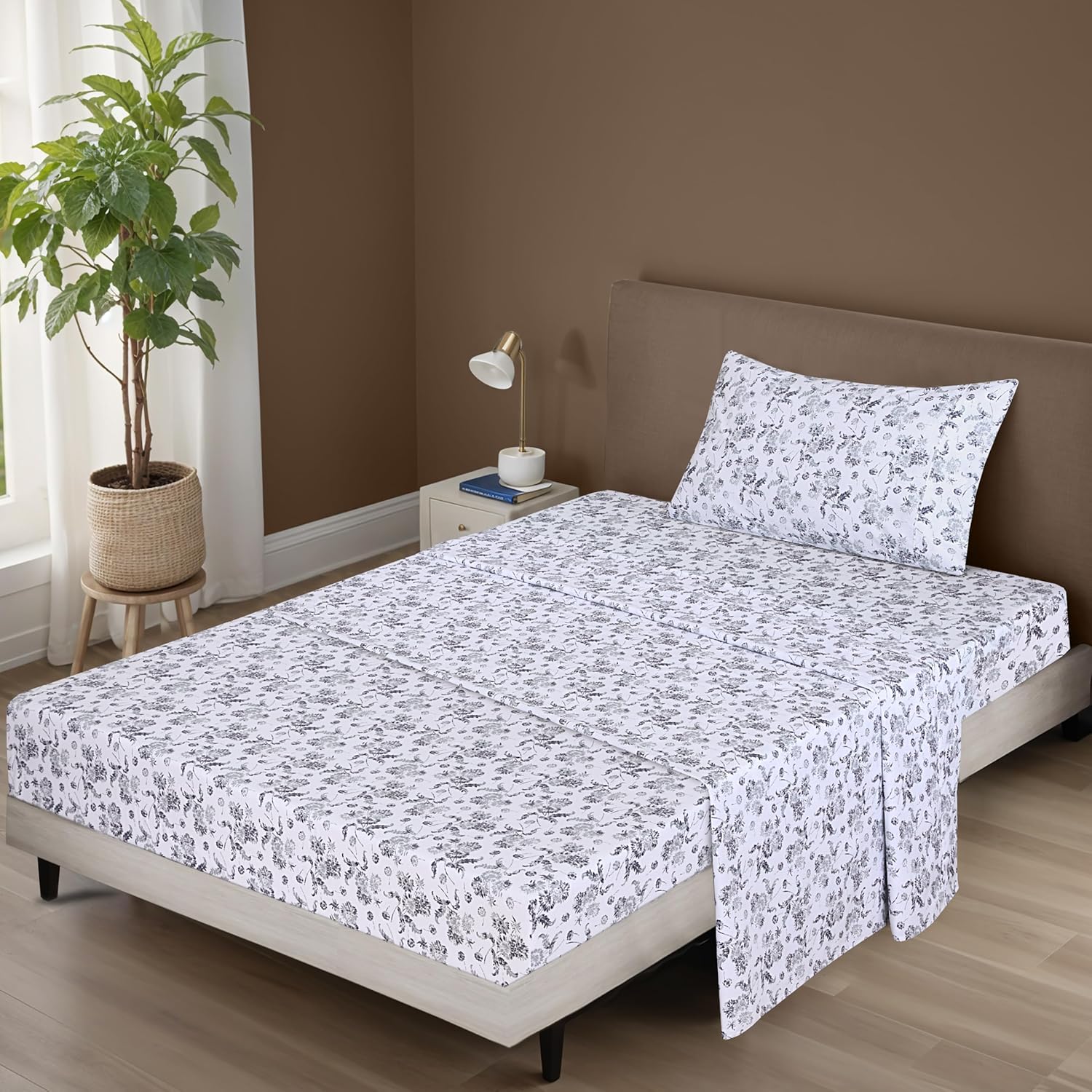 ZOYER 100 Cotton Percale Twin XL Sheets Set 1