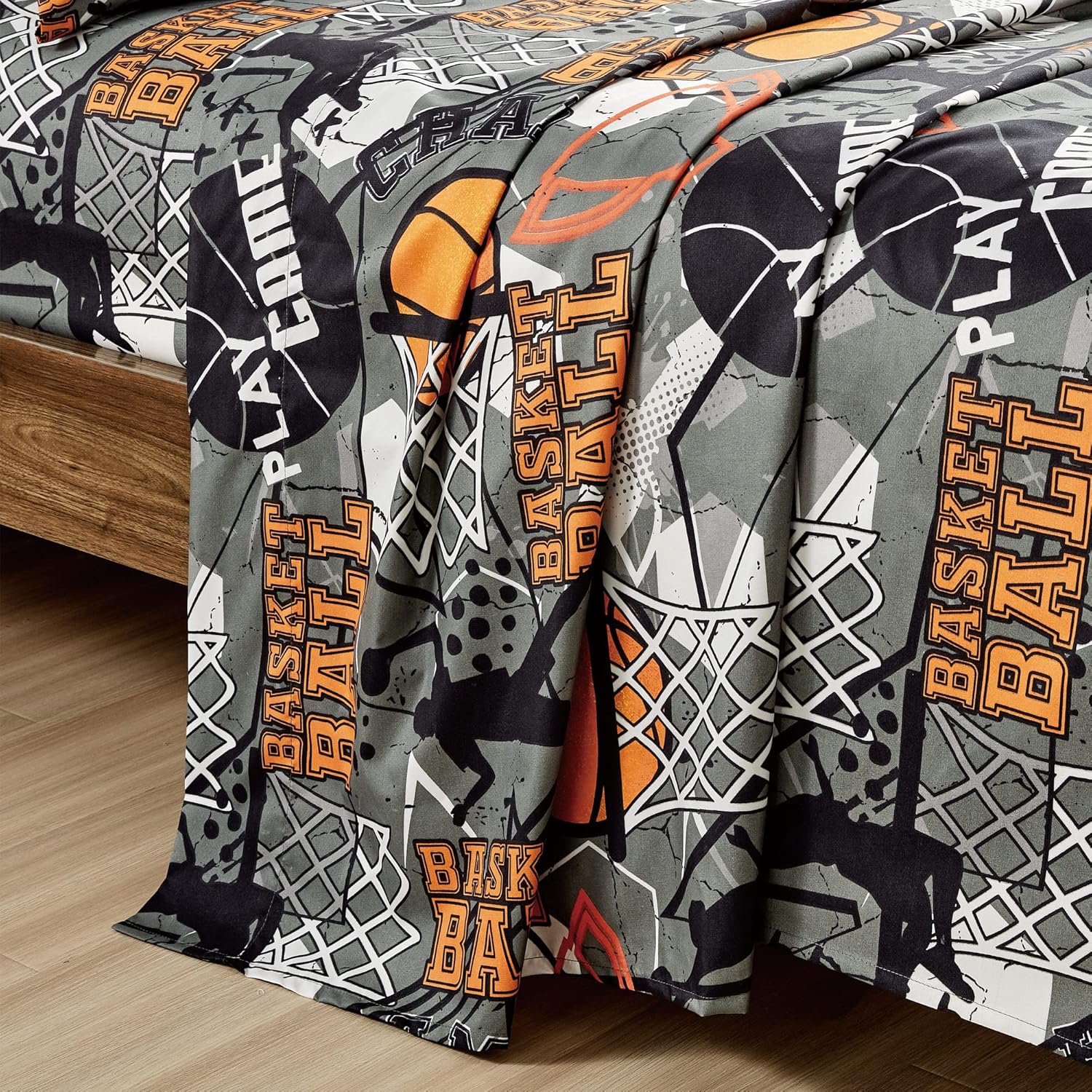 Chezmoi Collection Basketball Sheet Set for Kids