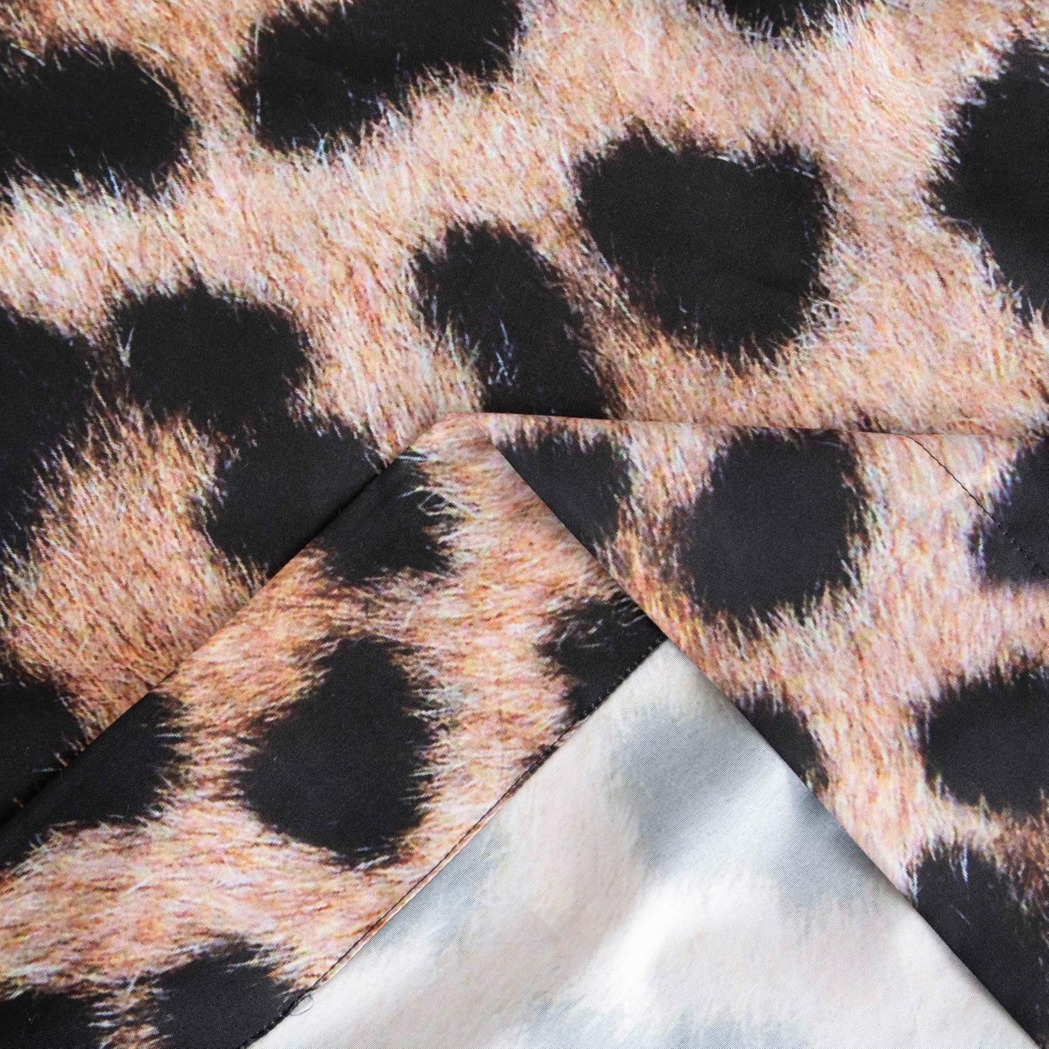 SDY 7PCS Leopard Comforter Set Queen