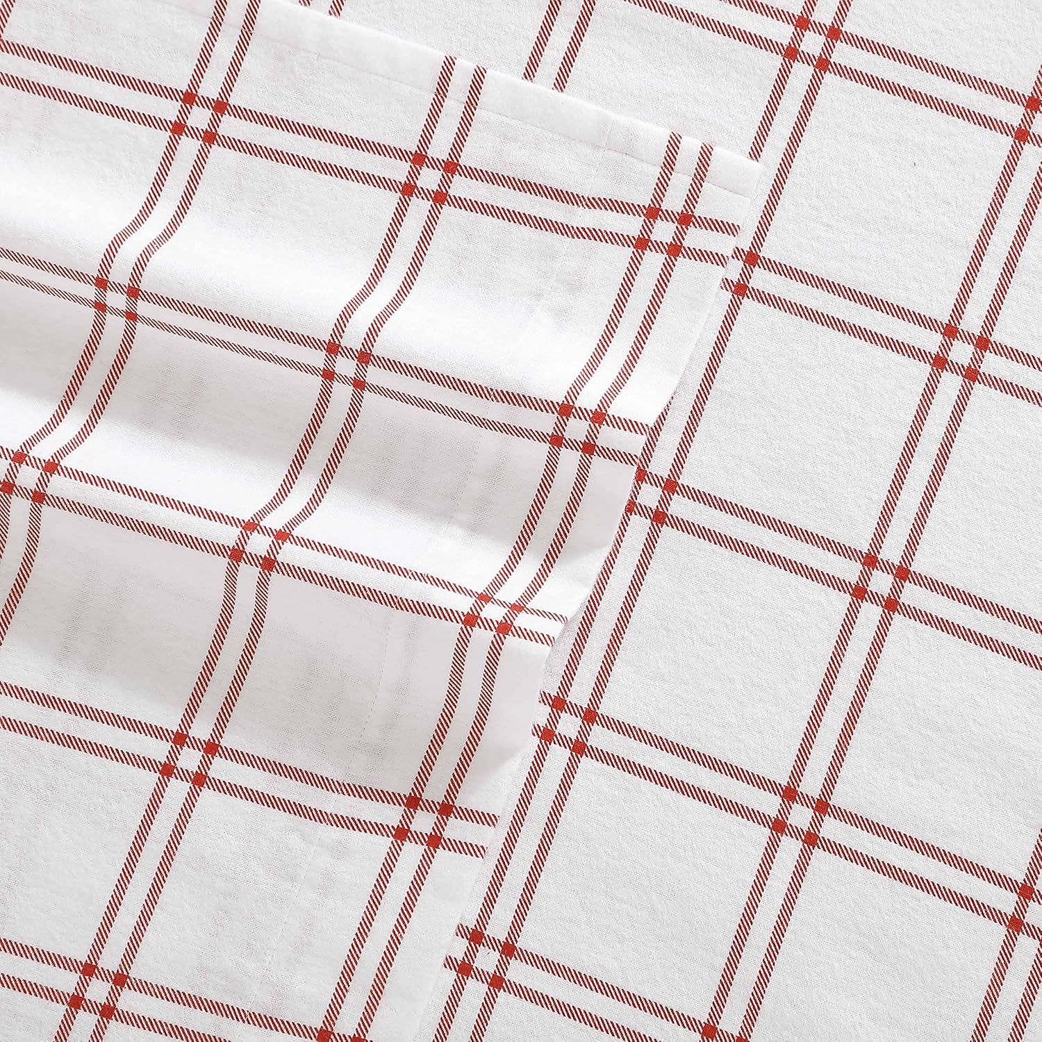 Eddie Bauer Twin Flannel Sheet Set - Cozy Breathable and Oeko-Tex Certified