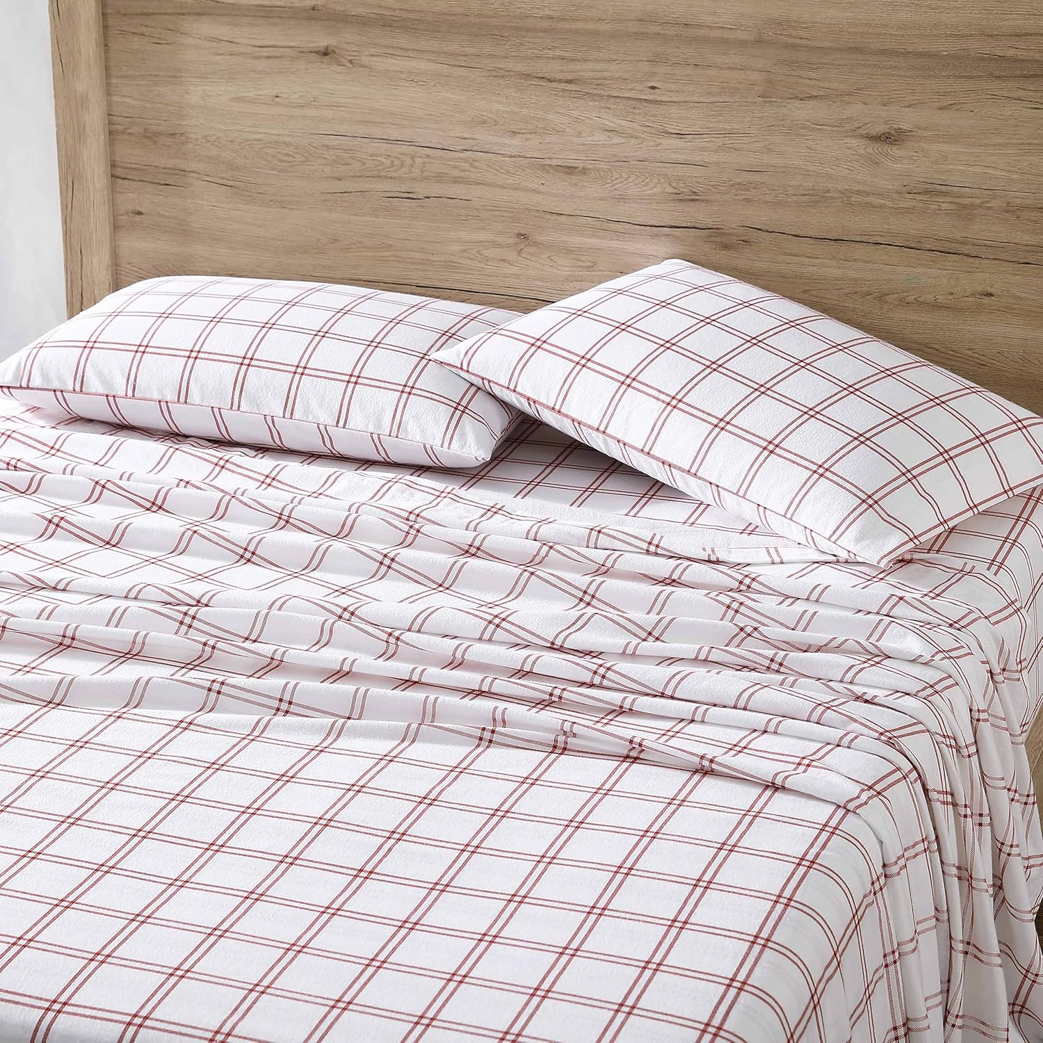 Eddie Bauer Twin Flannel Sheet Set - Cozy Breathable and Oeko-Tex Certified