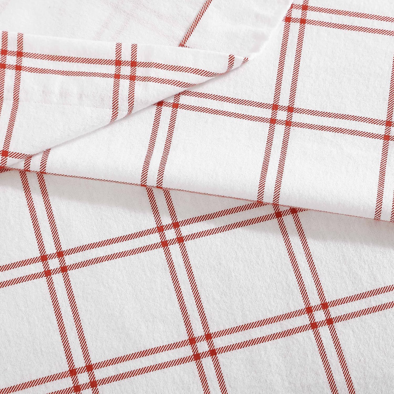 Eddie Bauer Twin Flannel Sheet Set - Cozy Breathable and Oeko-Tex Certified