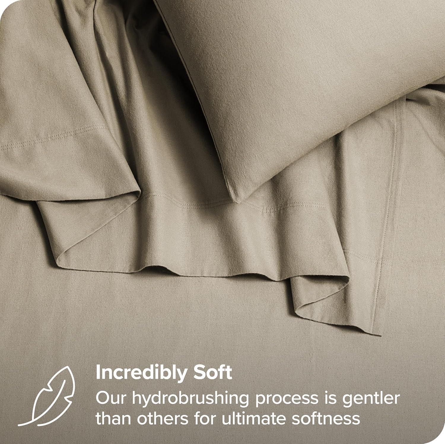 Bare Home Organic Cotton Flannel Sheet Set Twin