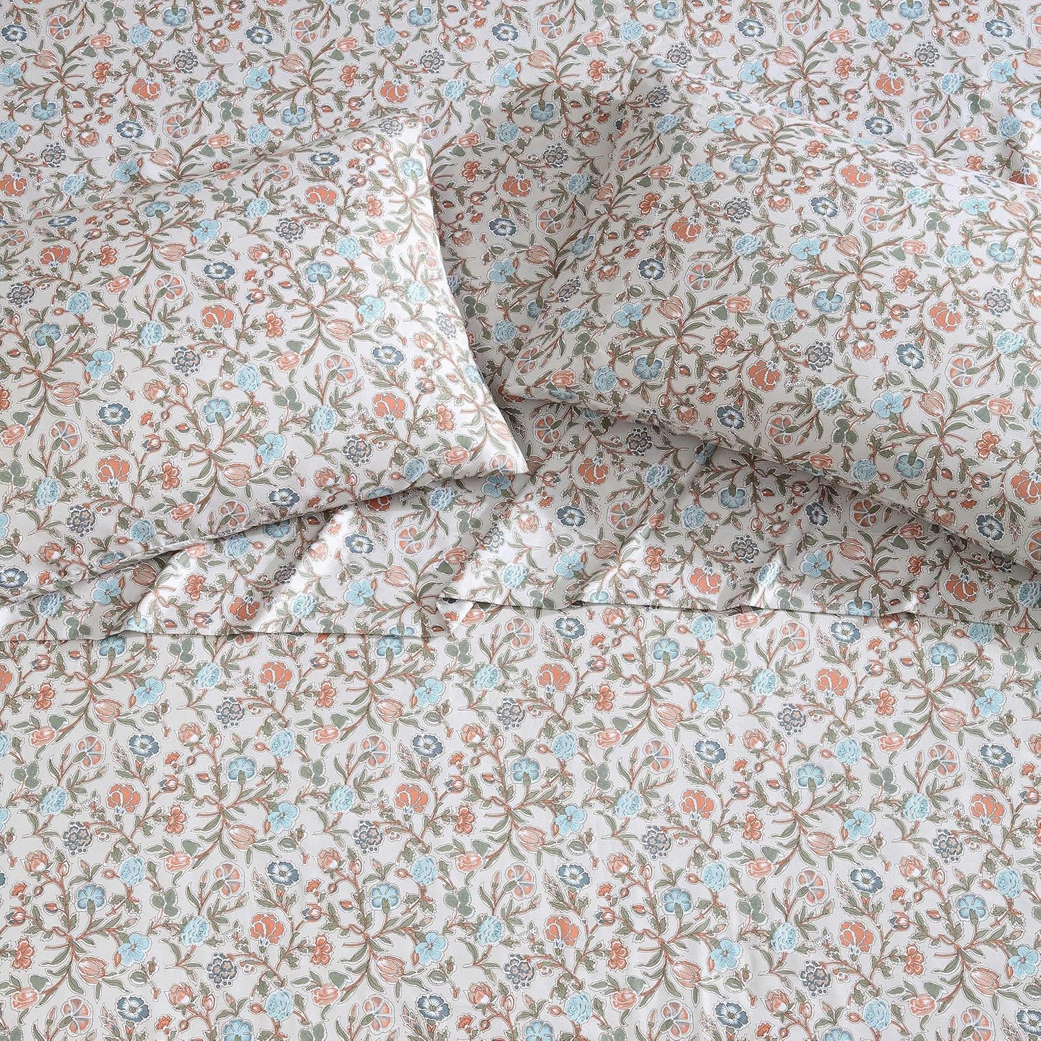 Wrangler Twin Sheet Set - Floral Oeko-Tex Certified 100 Polyester